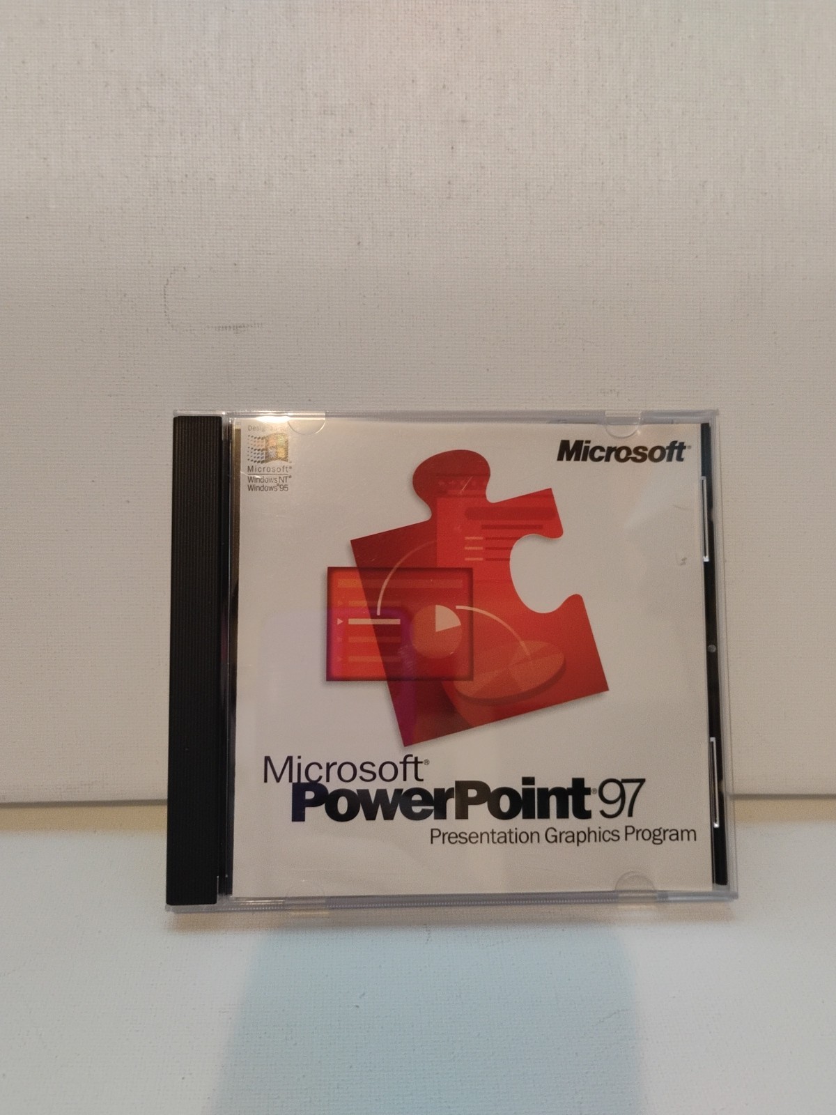 MICROSOFT PowerPoint 97 Presentation Graphics Program Software Only