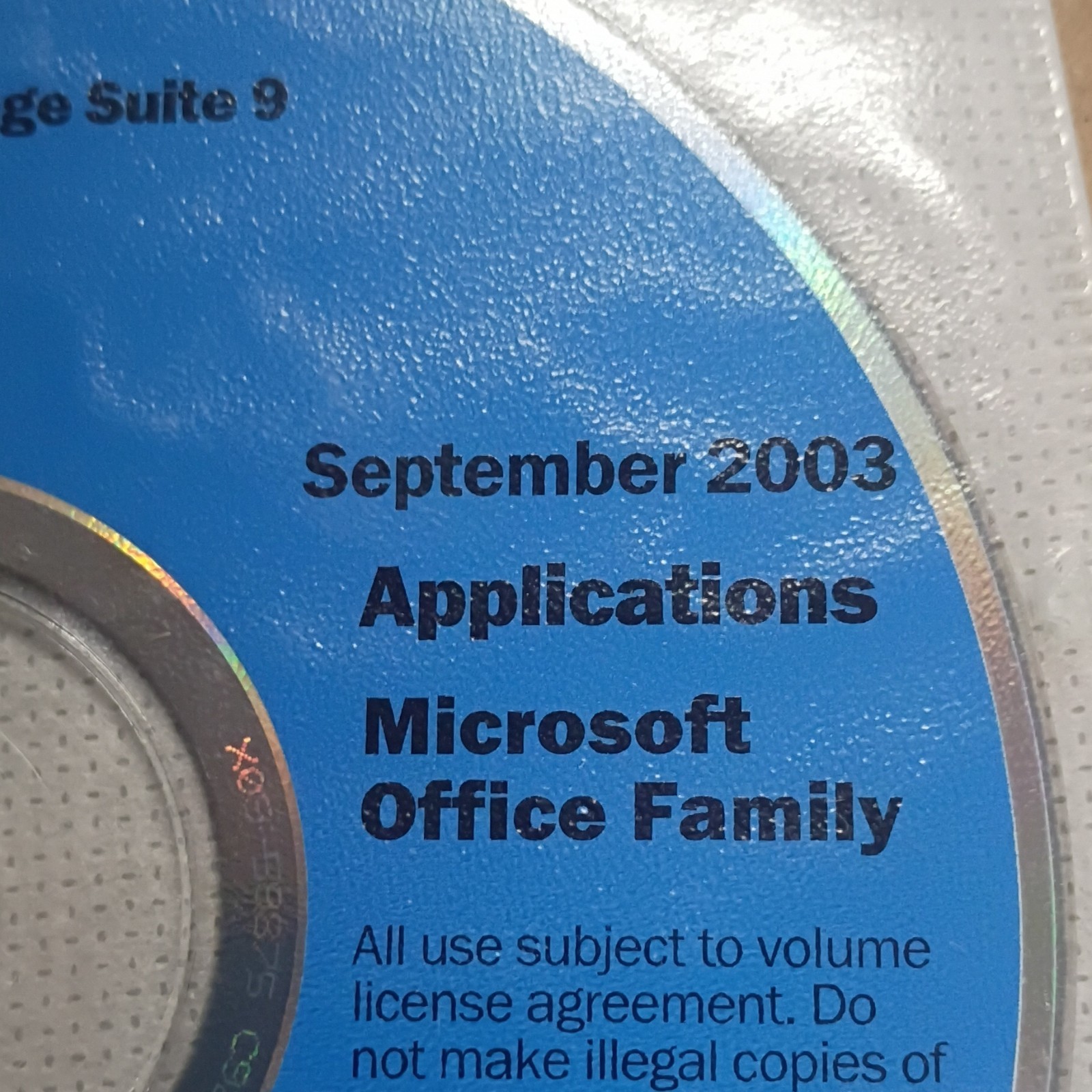 Microsoft Digital Image Suite 9 Office Software Suite CD Sept 2003 S83-00073