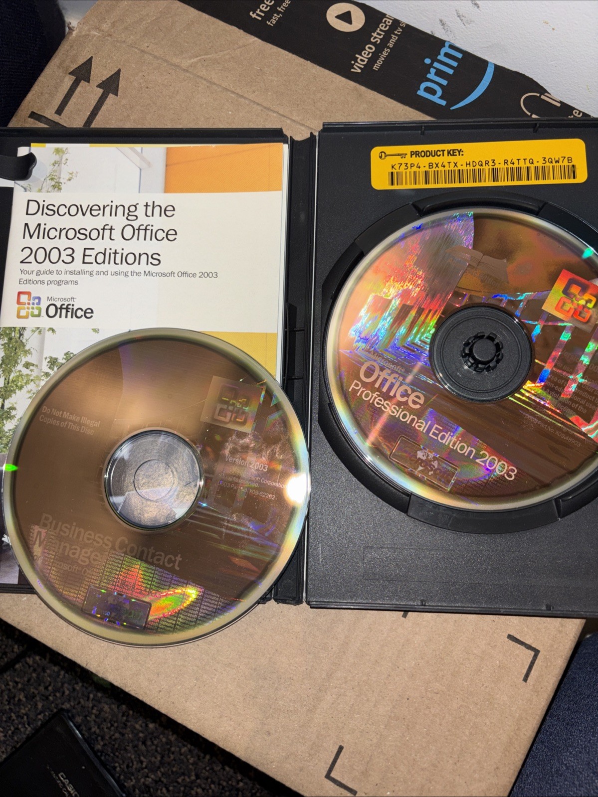 Microsoft Office Professional Edition 2003 Academic Edition 2 Disc With Guide
