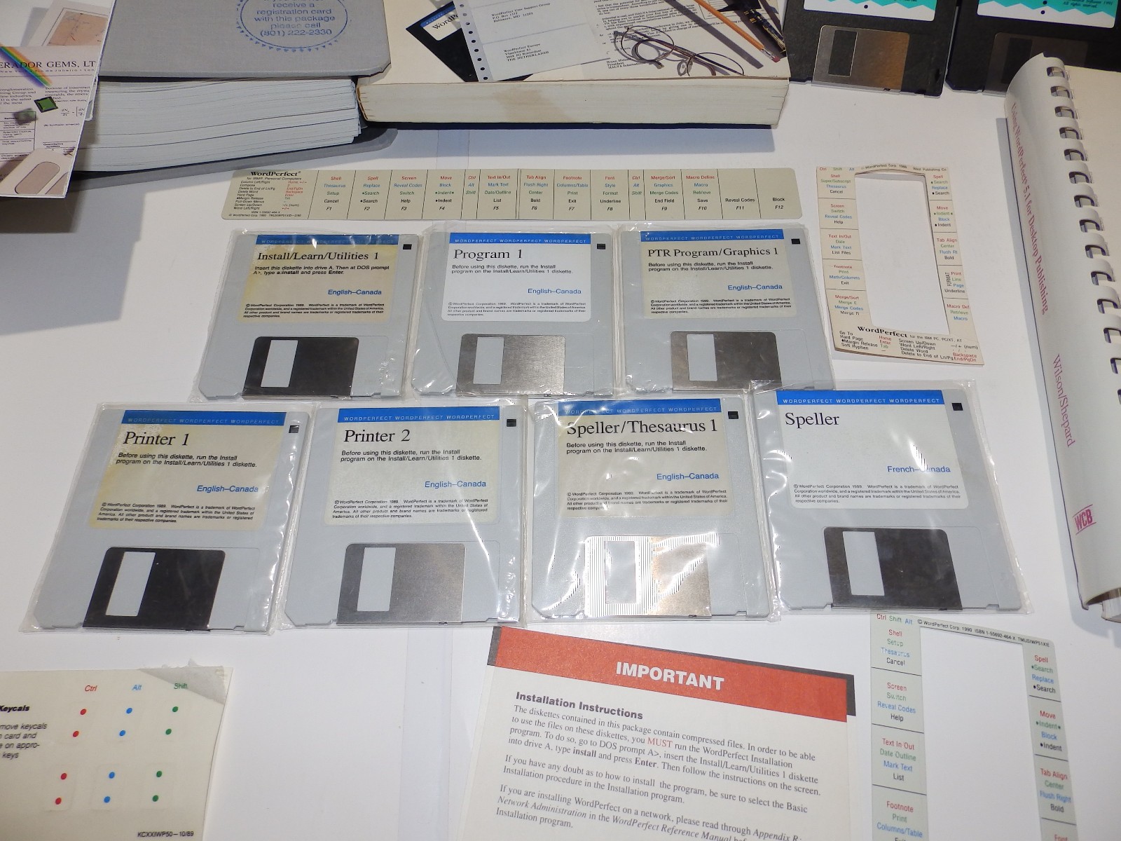 Vintage Software – WordPerfect for DOS v5.1 and By Design for WordPerfect v2.0
