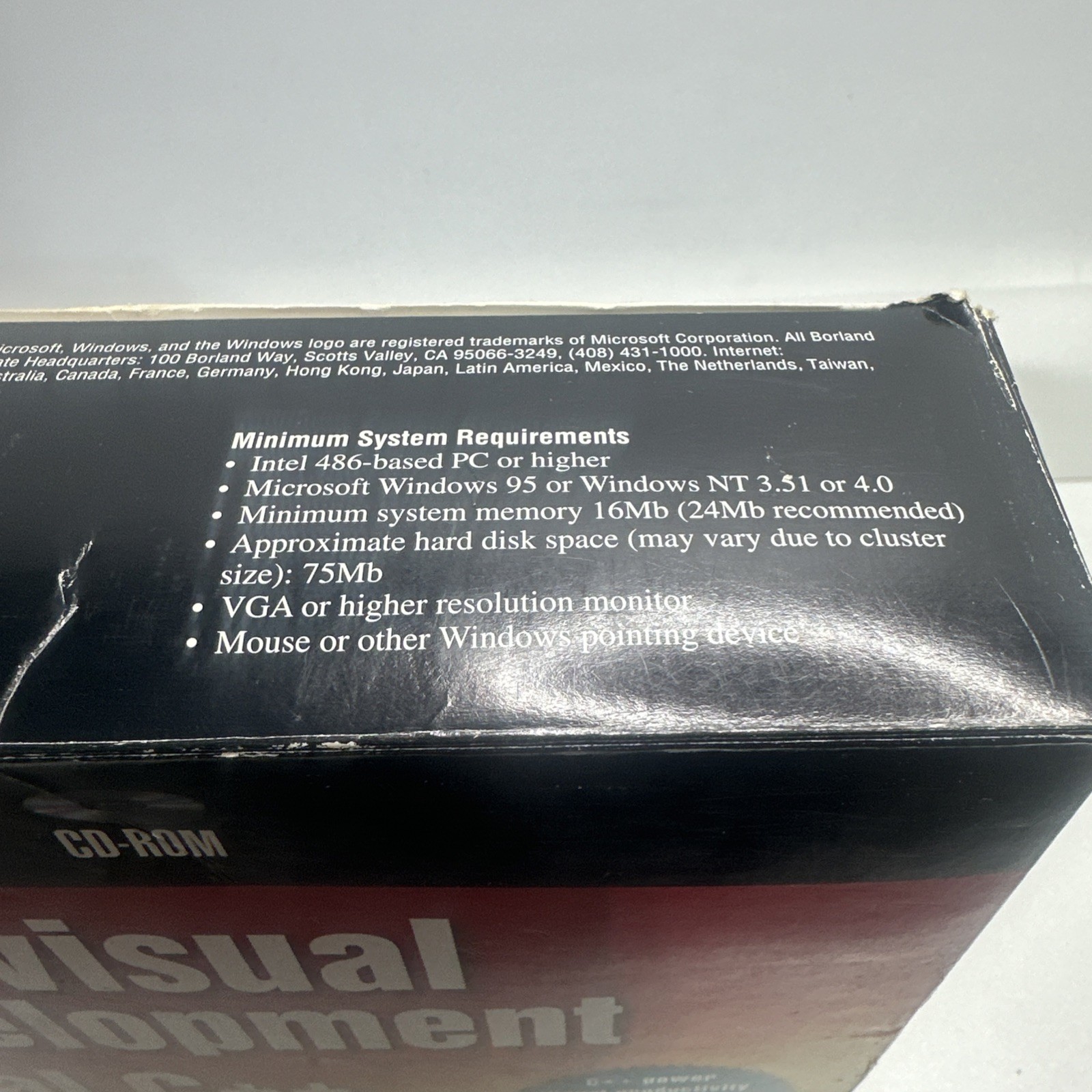 Borland C++ Builder Standard Edition Win 95 NT Box Manuals CD Used