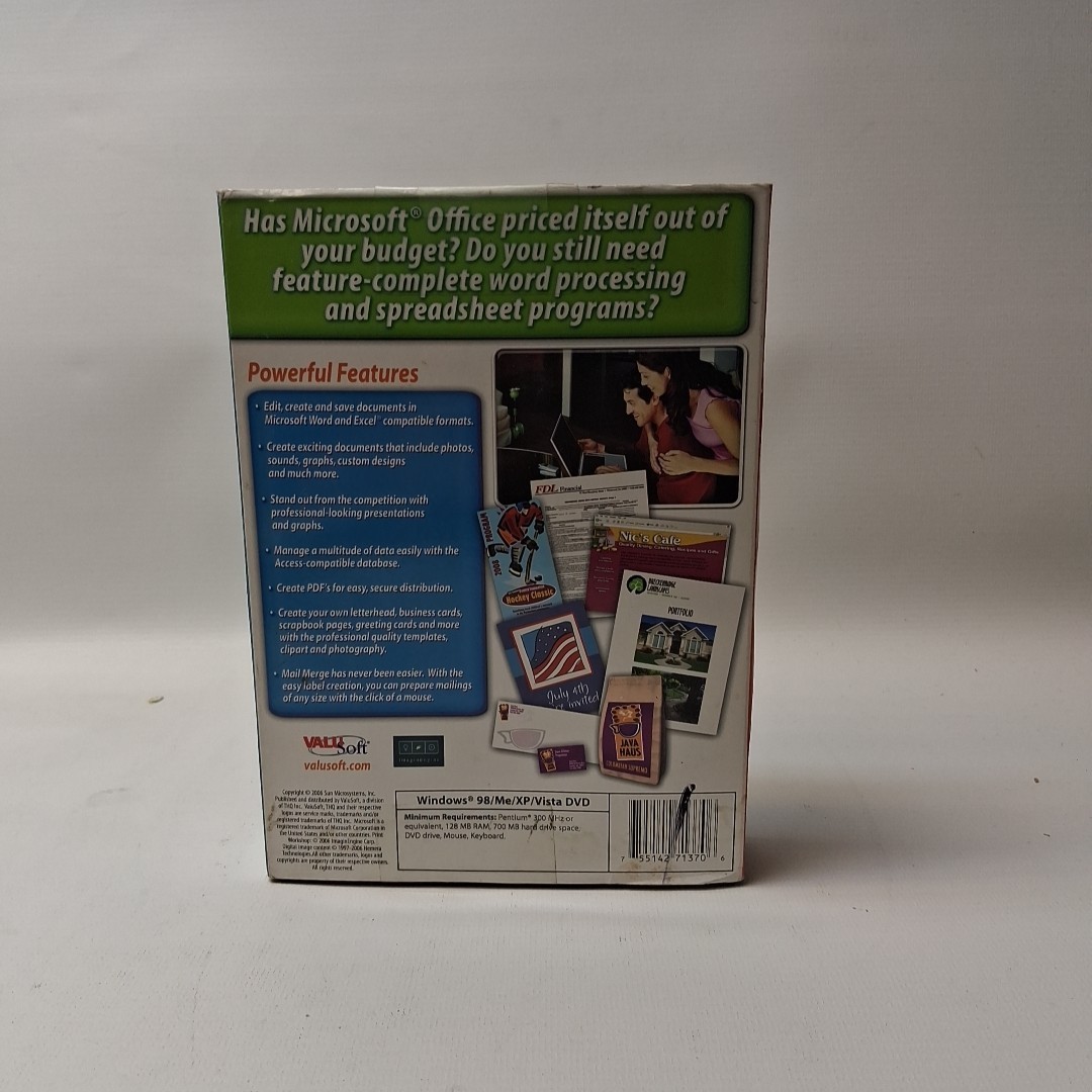 Pc Dvd Officesuite 2007 Microsoft Office / Vista Compatible
