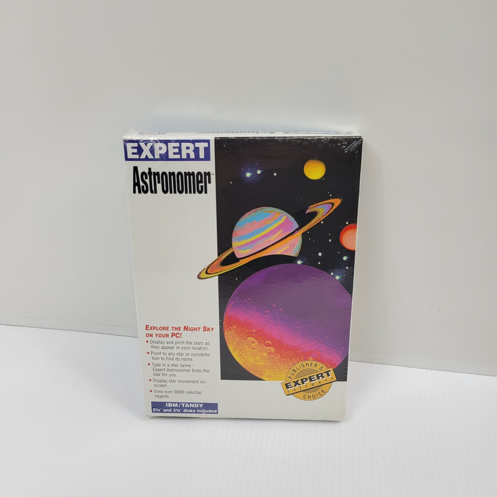 Brand New Expert Astronomer Bundle PC Software IBM/Tandy 3.5″ & 5.25″ Disk