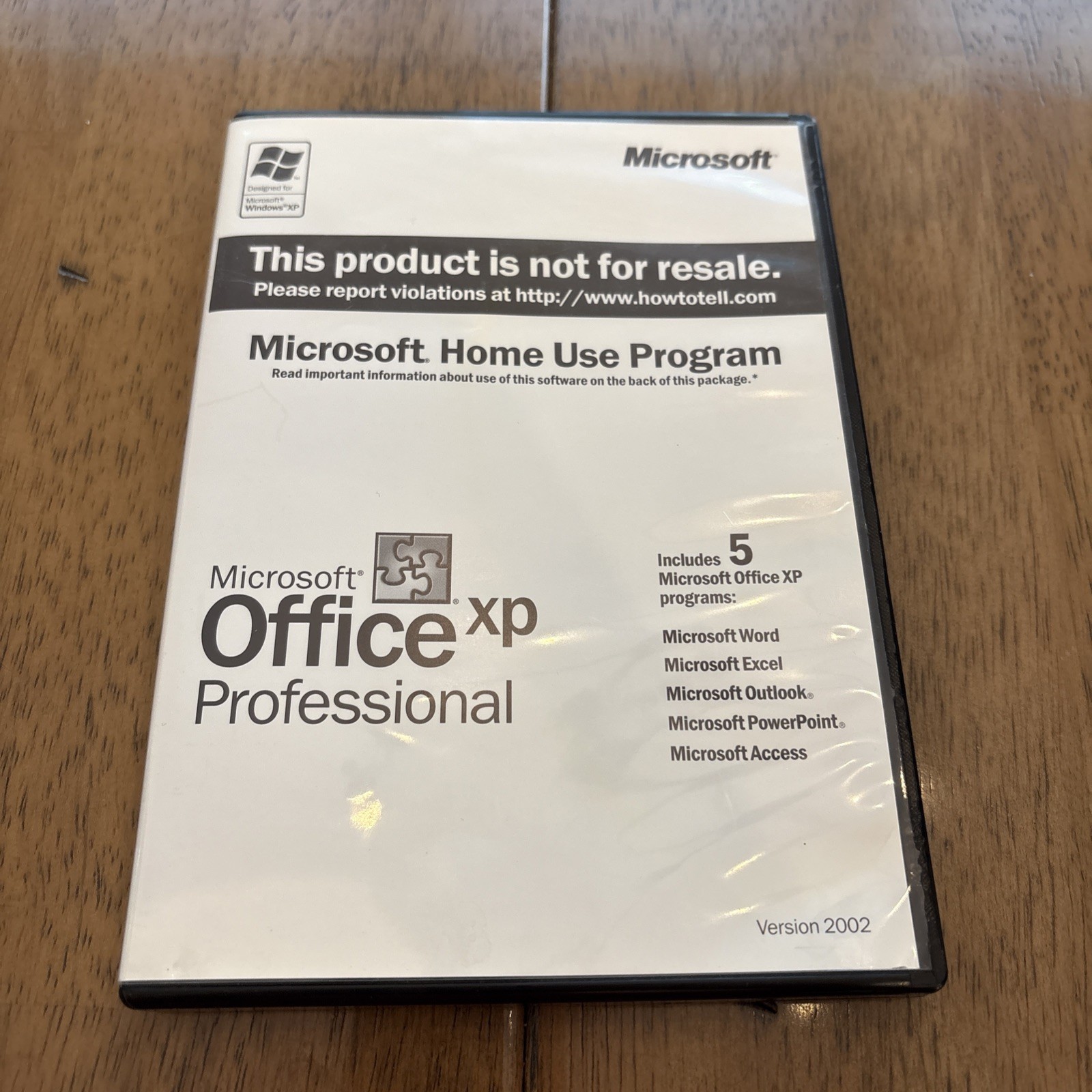 MICROSOFT OFFICE XP Professional Home Use License 2002 Version W/KEY