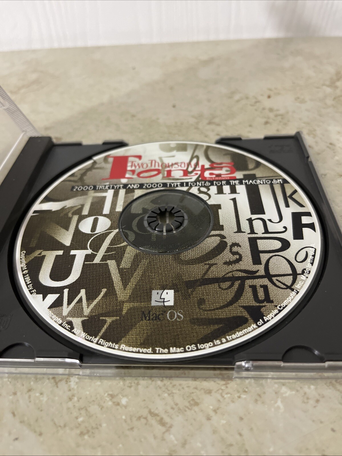 Two Thousand Fonts Fantazia Concepts 1994 CD-ROM