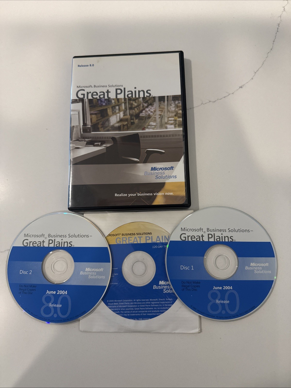 Microsoft 2004 Business Solutions Great Plains 8.0 – Full Version + Trial