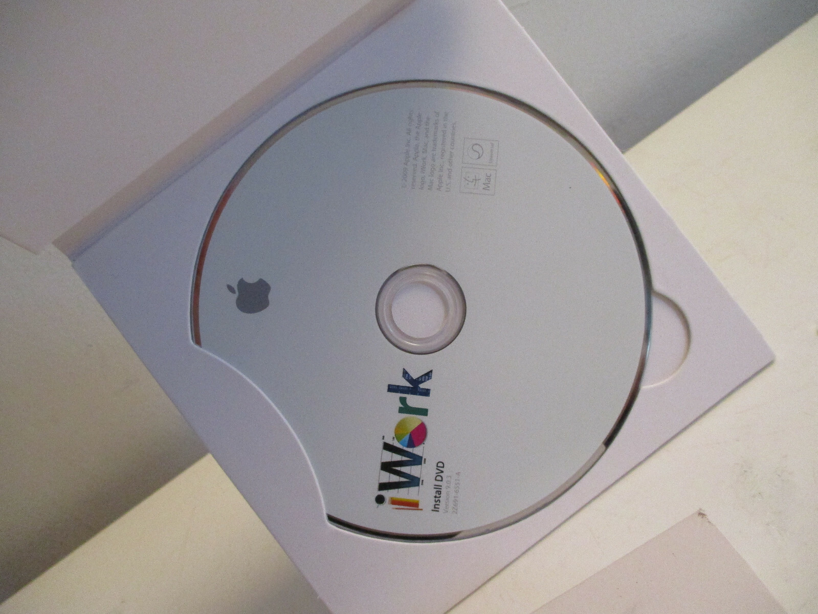 Apple iWork V9.0.3 DVD Retail for Mac MB942Z/A Pages Numbers Keynote
