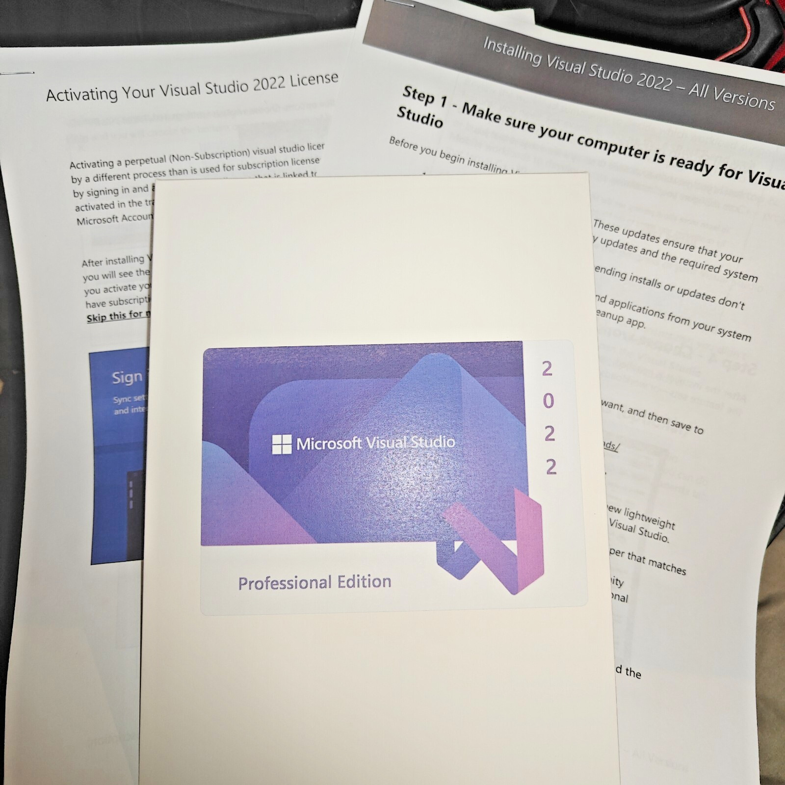 Microsoft Visual Studio 2022 Professional or Enterprise – 1 Device License