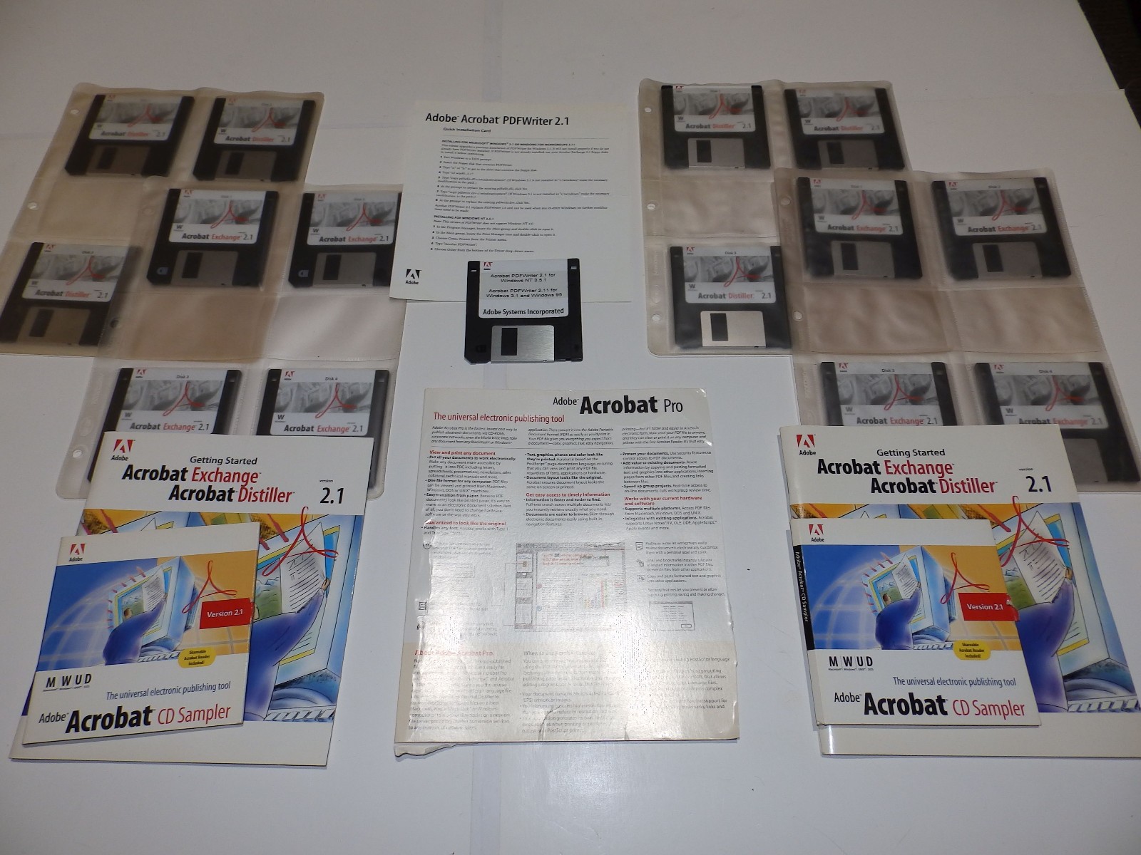 Vintage Software – Adobe Acrobat for Windows v2.0 / 2.1 / 3.0 / 4.0 / 5.0