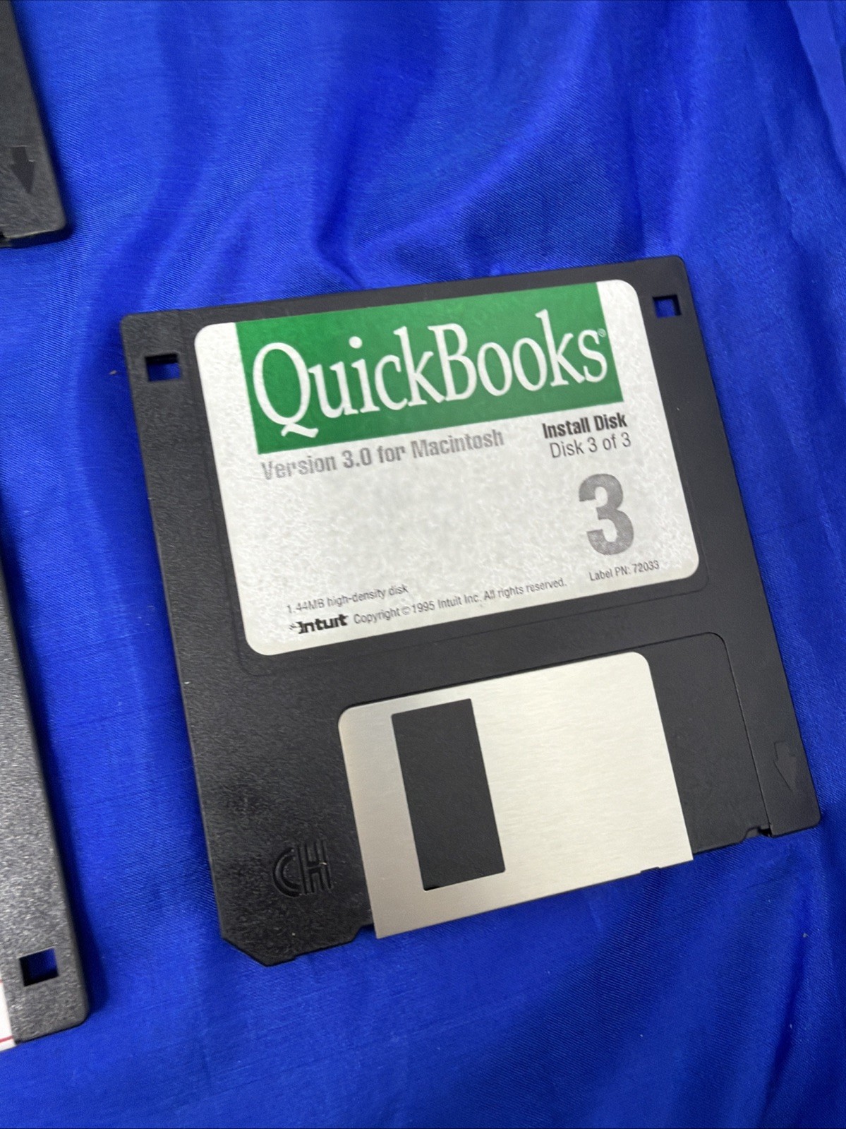 QuickBooks for Macintosh Version 3.0 Floppy Disk Vintage Accounting Software