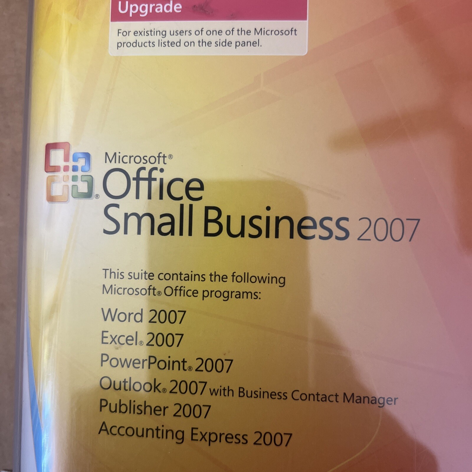 Microsoft Office 2007 Small Business Edition Upgrade Version