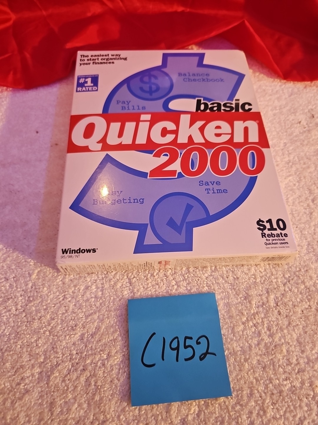 Intuit Quicken 2000 for Windows – Complete Boxed Financial Software NEW Sealed”