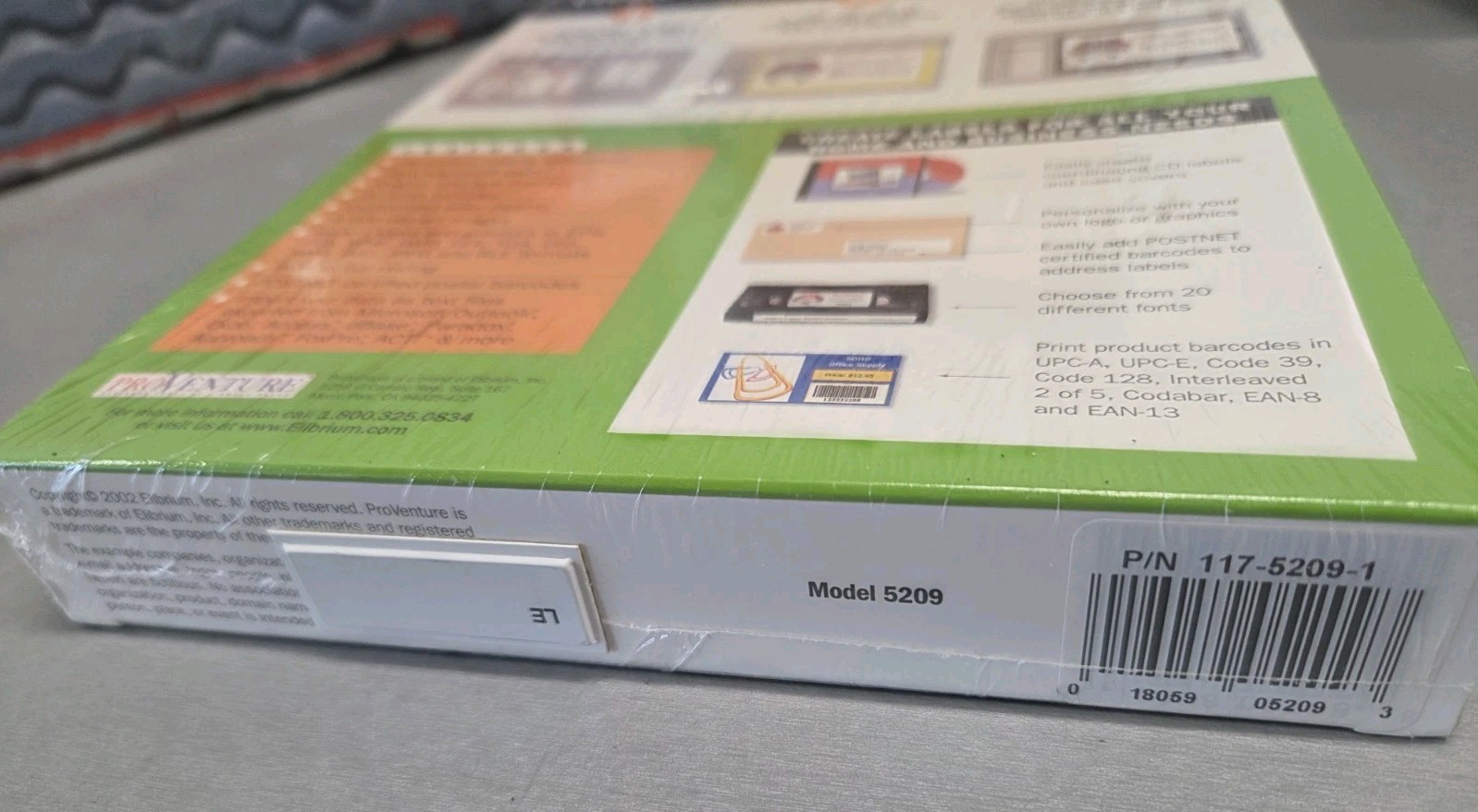 MUSEUM GRADE: Sealed ProVenture Label Maker – Rare Big Box (CD + 3.5″ Floppy)