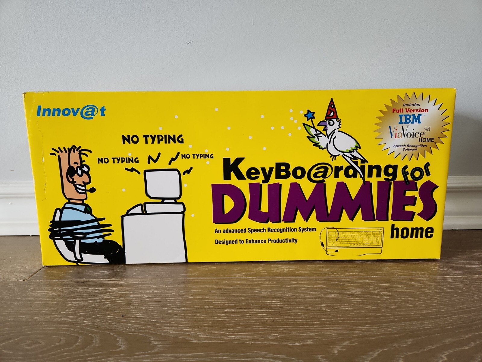 INNOVAT IBM KEYBOARDING FOR DUMMIES VIA VOICE 98 HOME SPEECH RECOGNITION SEALED