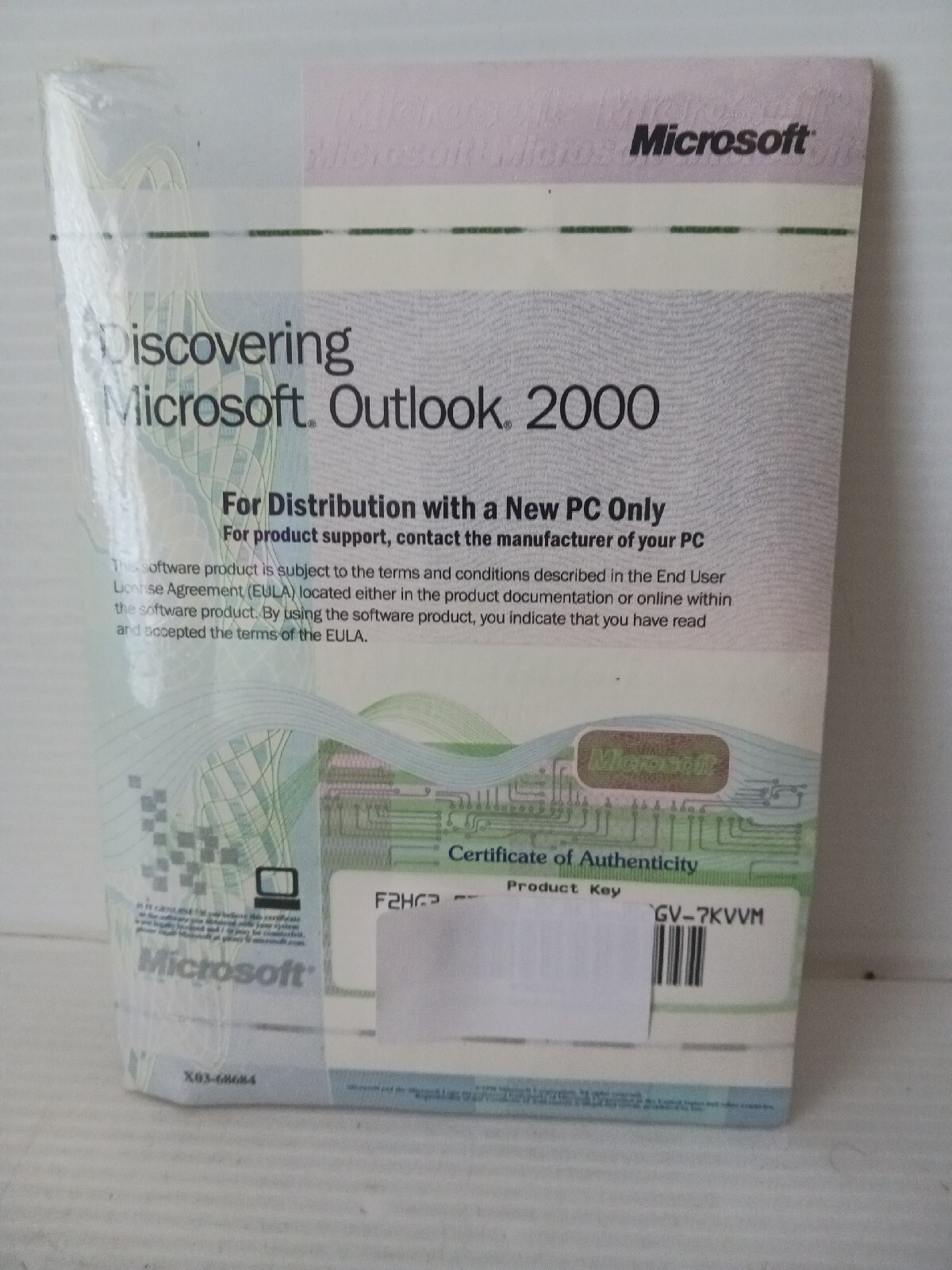 New Discovering Microsoft Outlook 2000 PC Software w/ Product Key Sealed