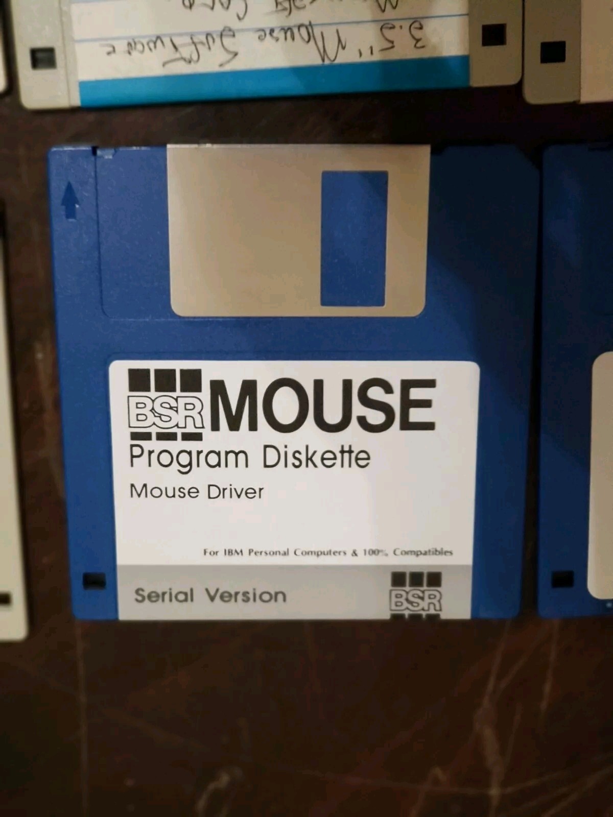 Lot Of 7 Mouse 3.5″ Diskettes BSR Driver Serial Version For IBM Suncom Logitech