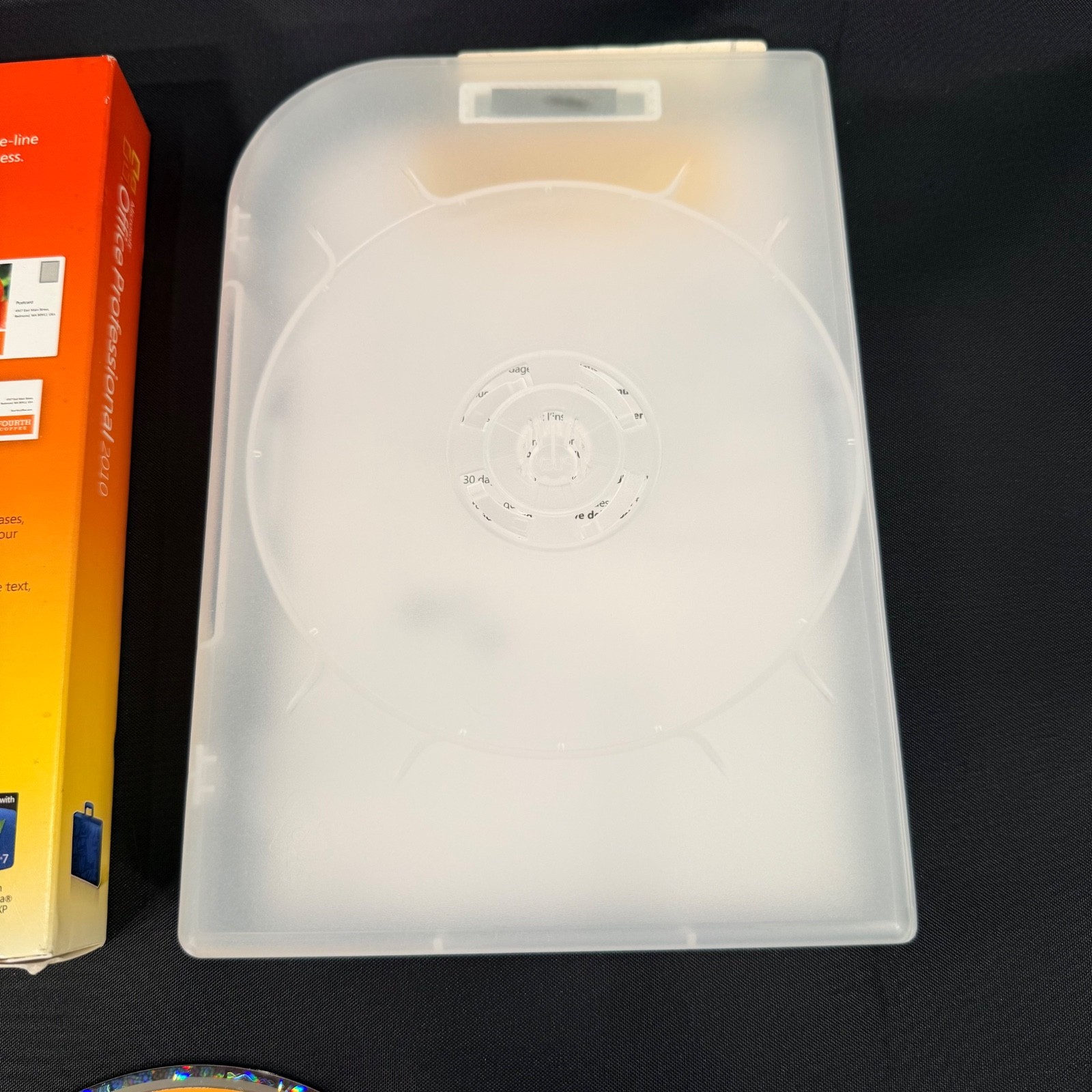 Microsoft Office Professional 2010 DVD w/Product Key Missing the Quickstart READ