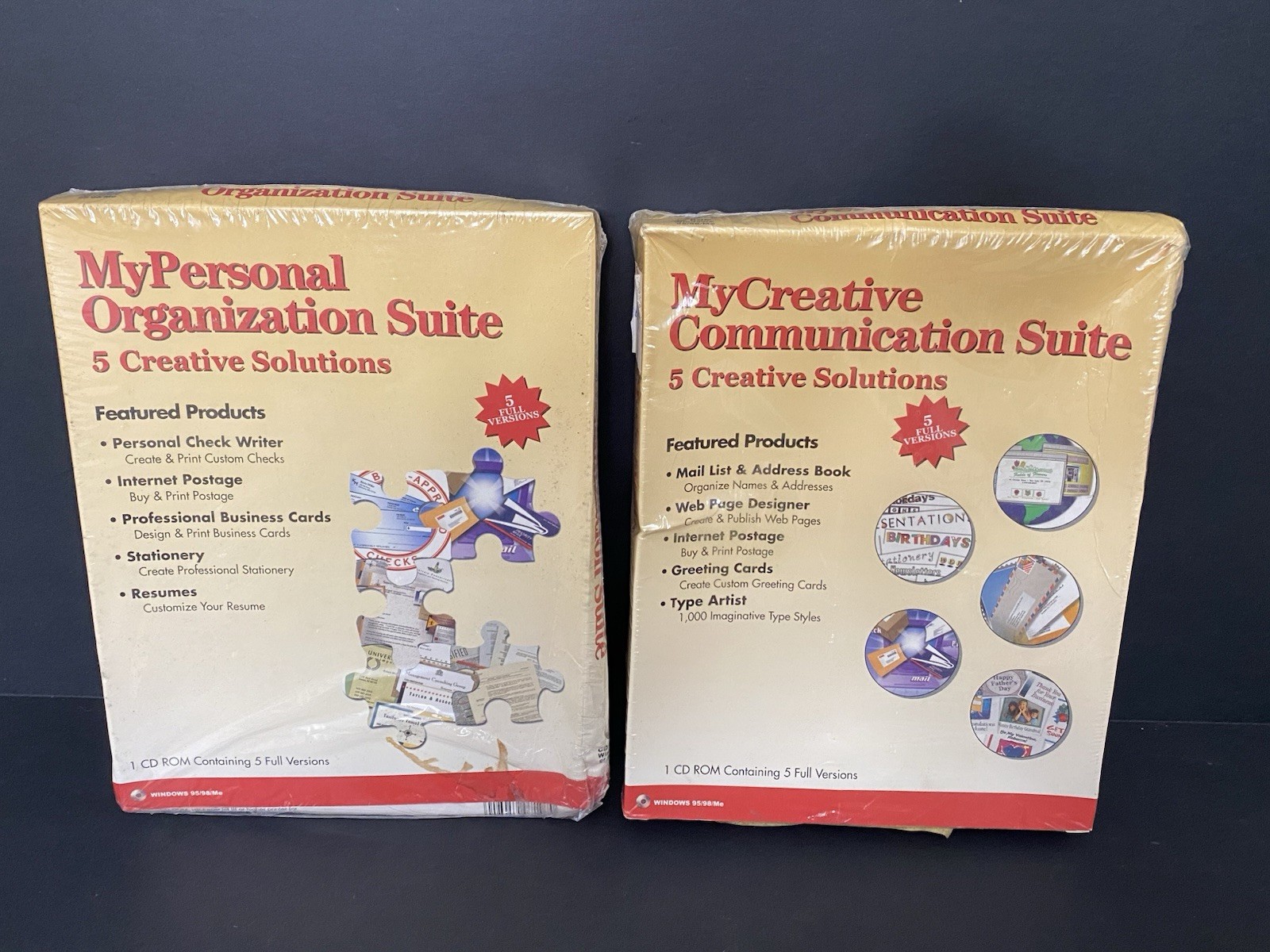 2000 MyPersonal Organization & MyCreative Communication Suite Windows 95 New