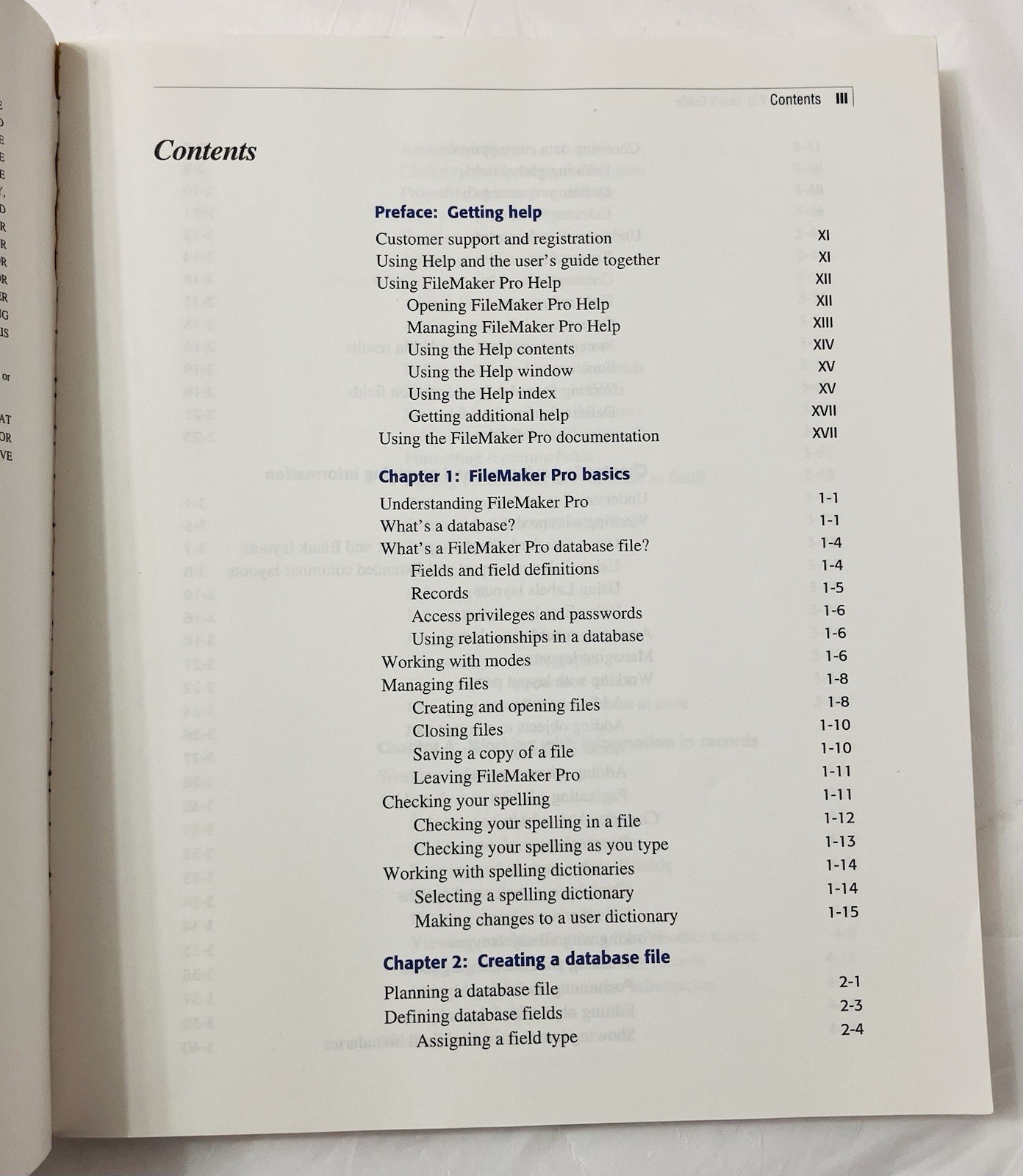 Claris FileMaker Pro User Guide Windows 95 Manual Vintage Database Software