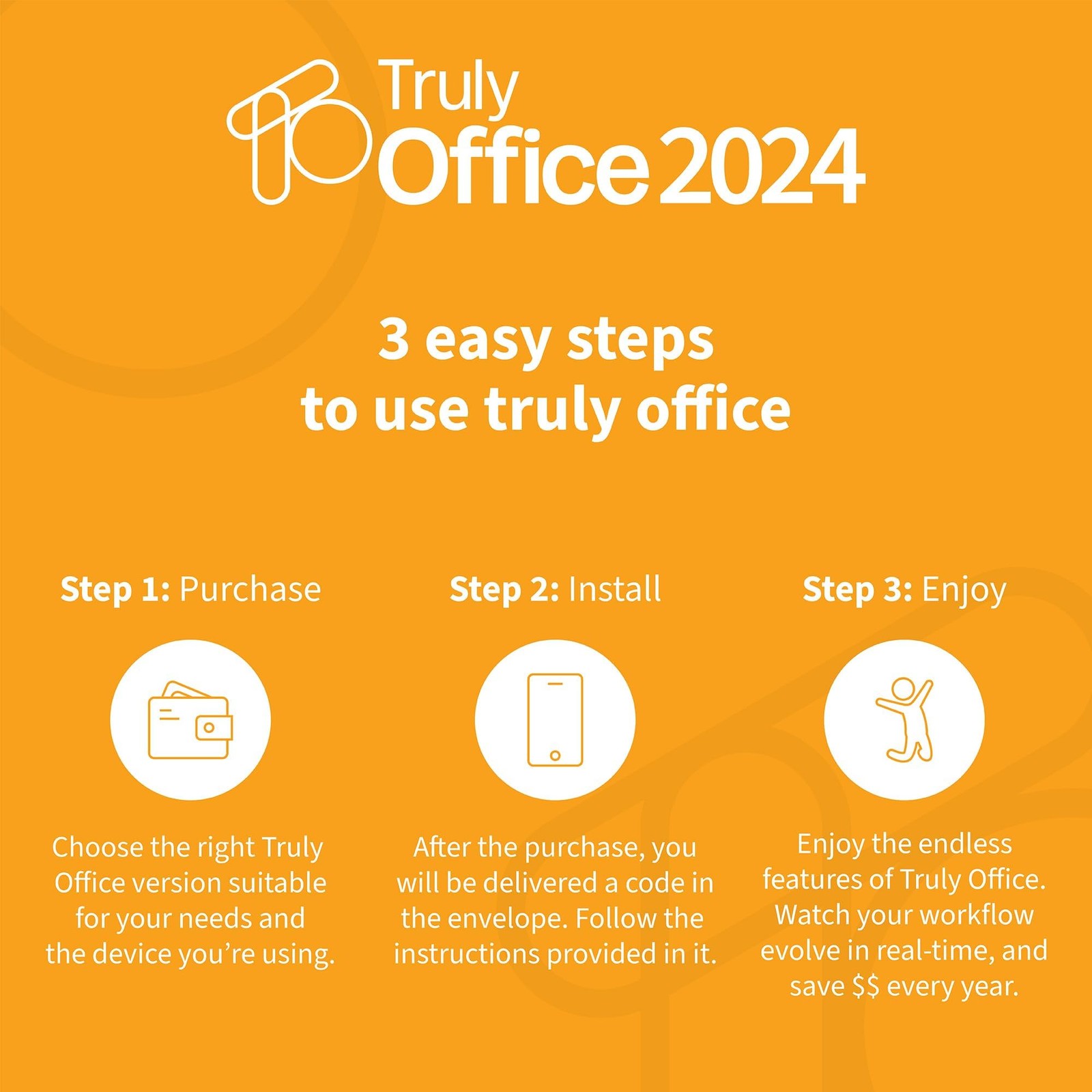 TrulyOffice 2024 Student Lifetime License for Mac 3 in 1 All Access TrulyOffice