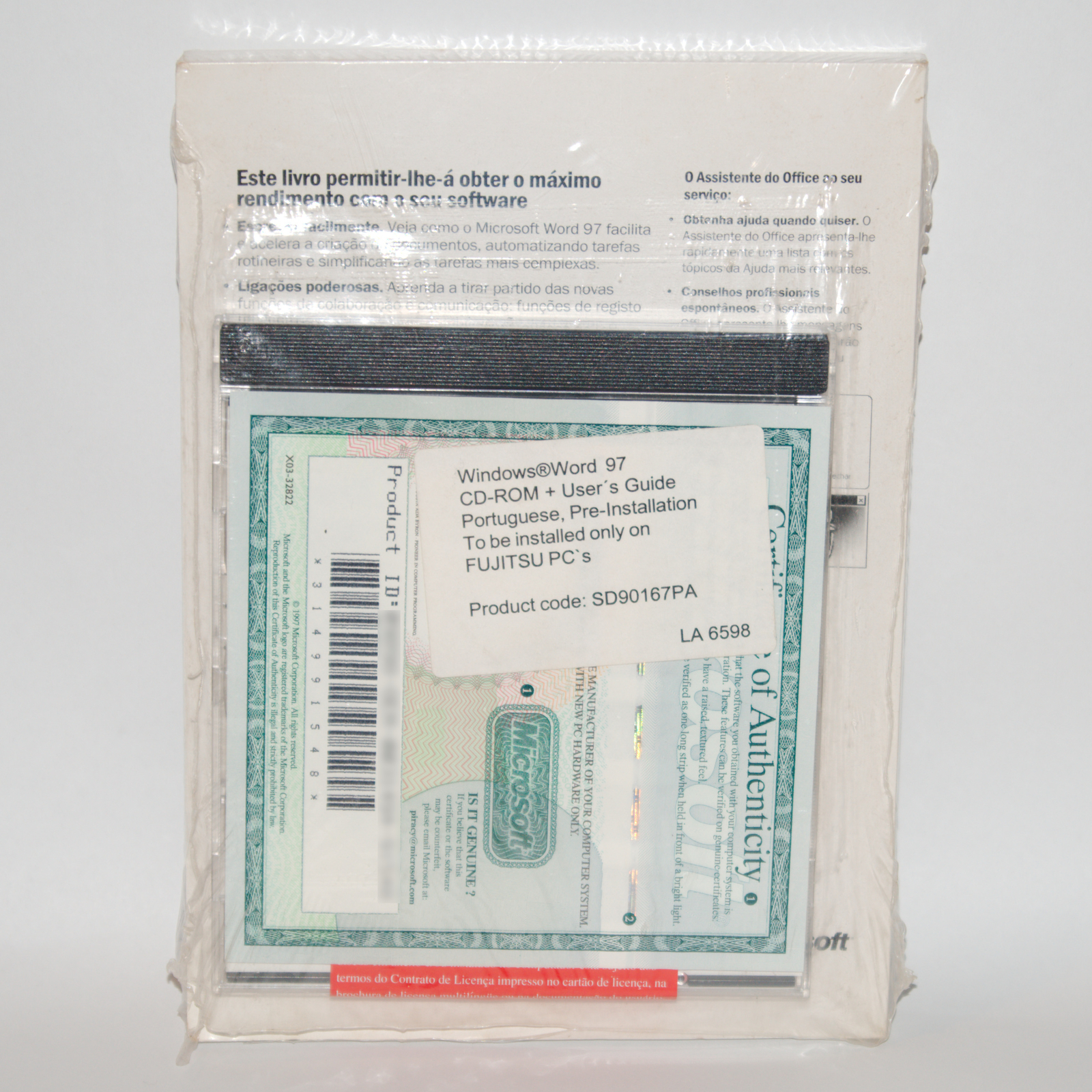 Microsoft Word 97 – CD-ROM – New – Portuguese Portuguese OEM