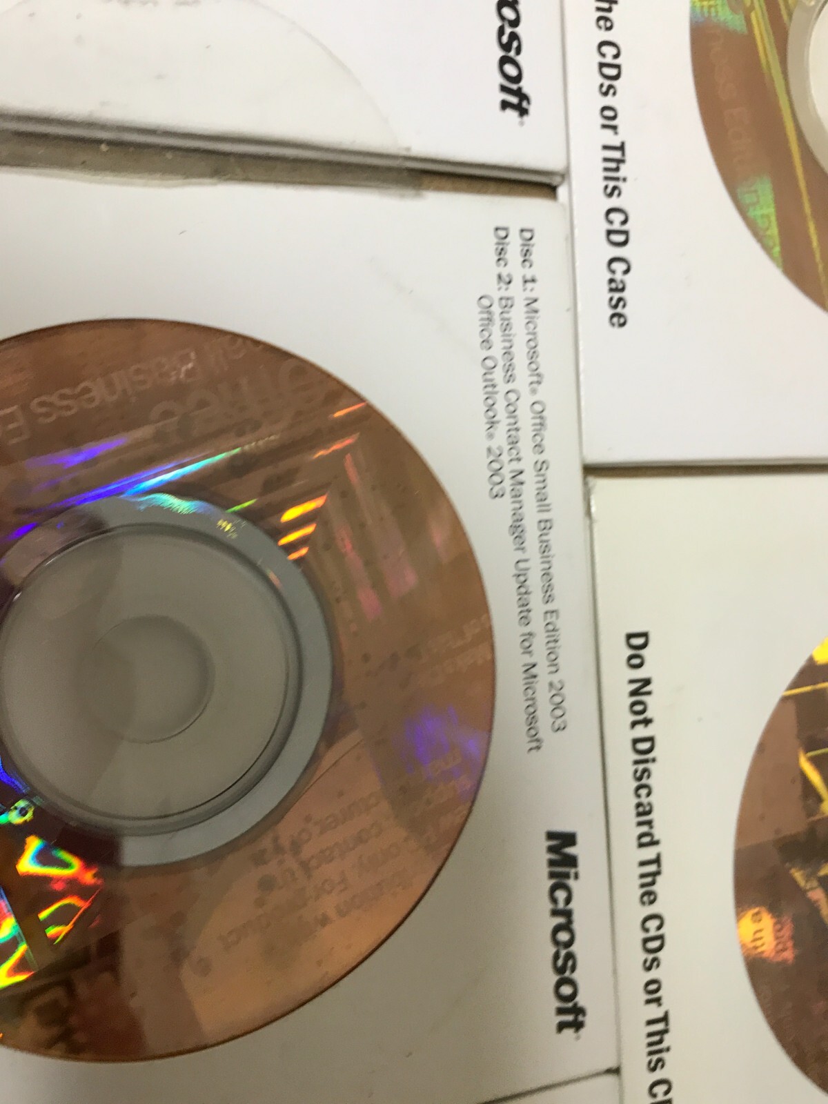 Lot of 10 Microsoft Office Small Business Edition 2003 SBE All w/ BCM and Keys
