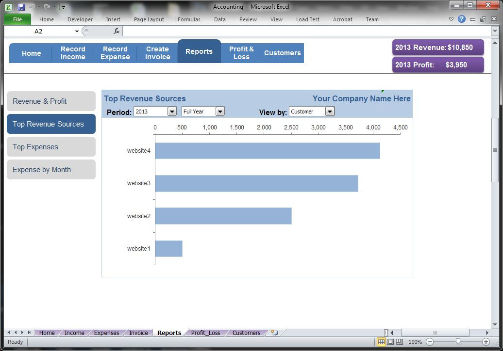 Small Business Accounting Software Record Income and Expense Transactions