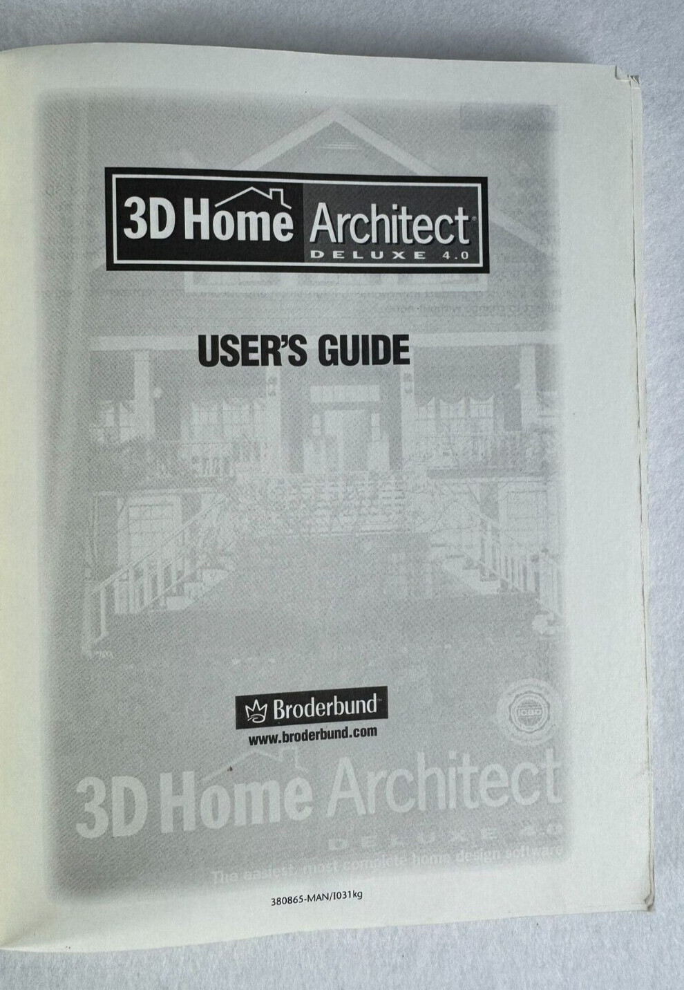 3D Home Architect Deluxe 4.0 User’s Guide – Broderbund (2001)