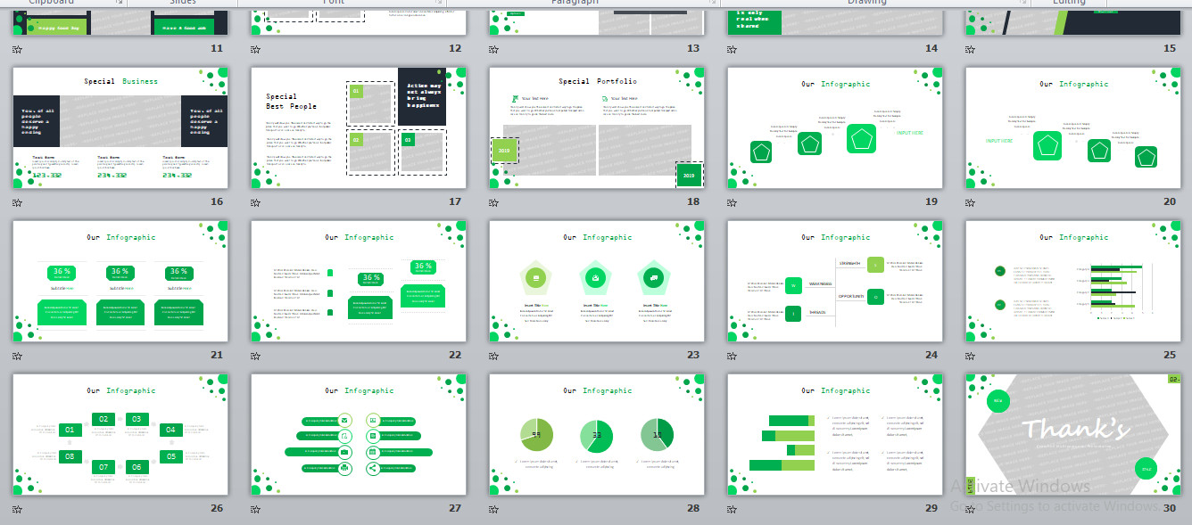 POWERPOINT TEMPLATED – Templated Powerpoint for Presentation 003