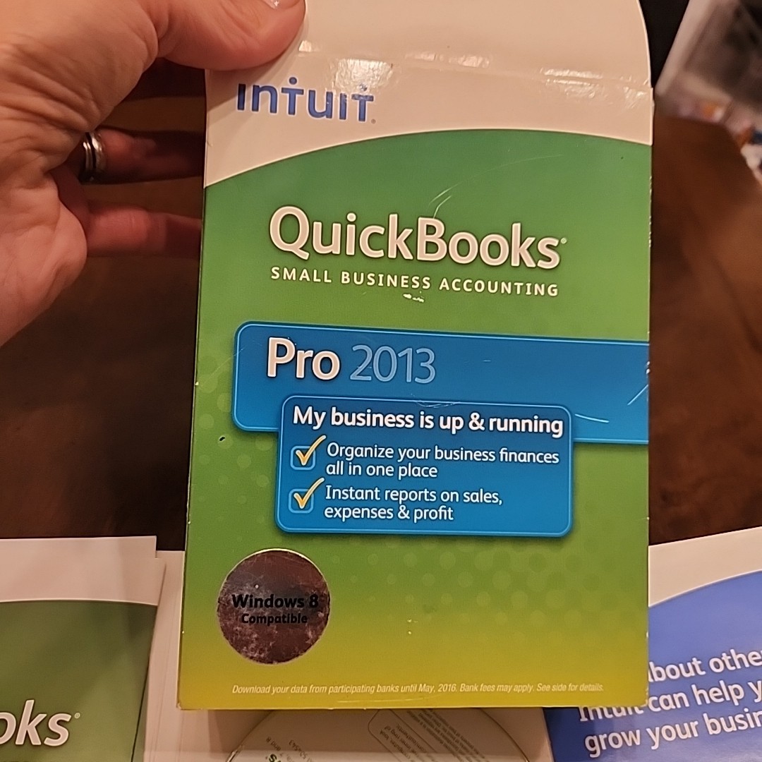 Quickbooks Desktop Pro 2013 Small Business Accounting Windows 8 Compatible KEY
