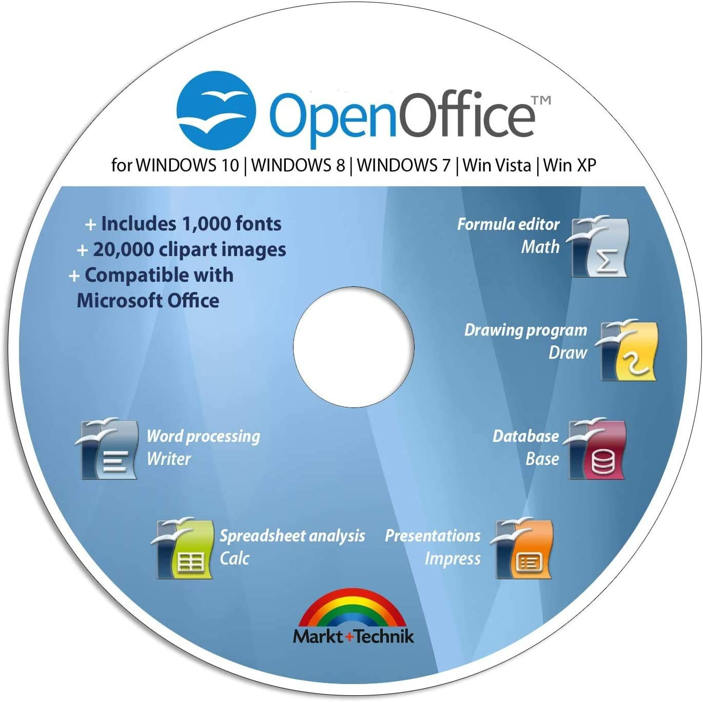 Office Suite 2025 Edition CD DVD 100% Compatible with Microsoft® Word® and Excel
