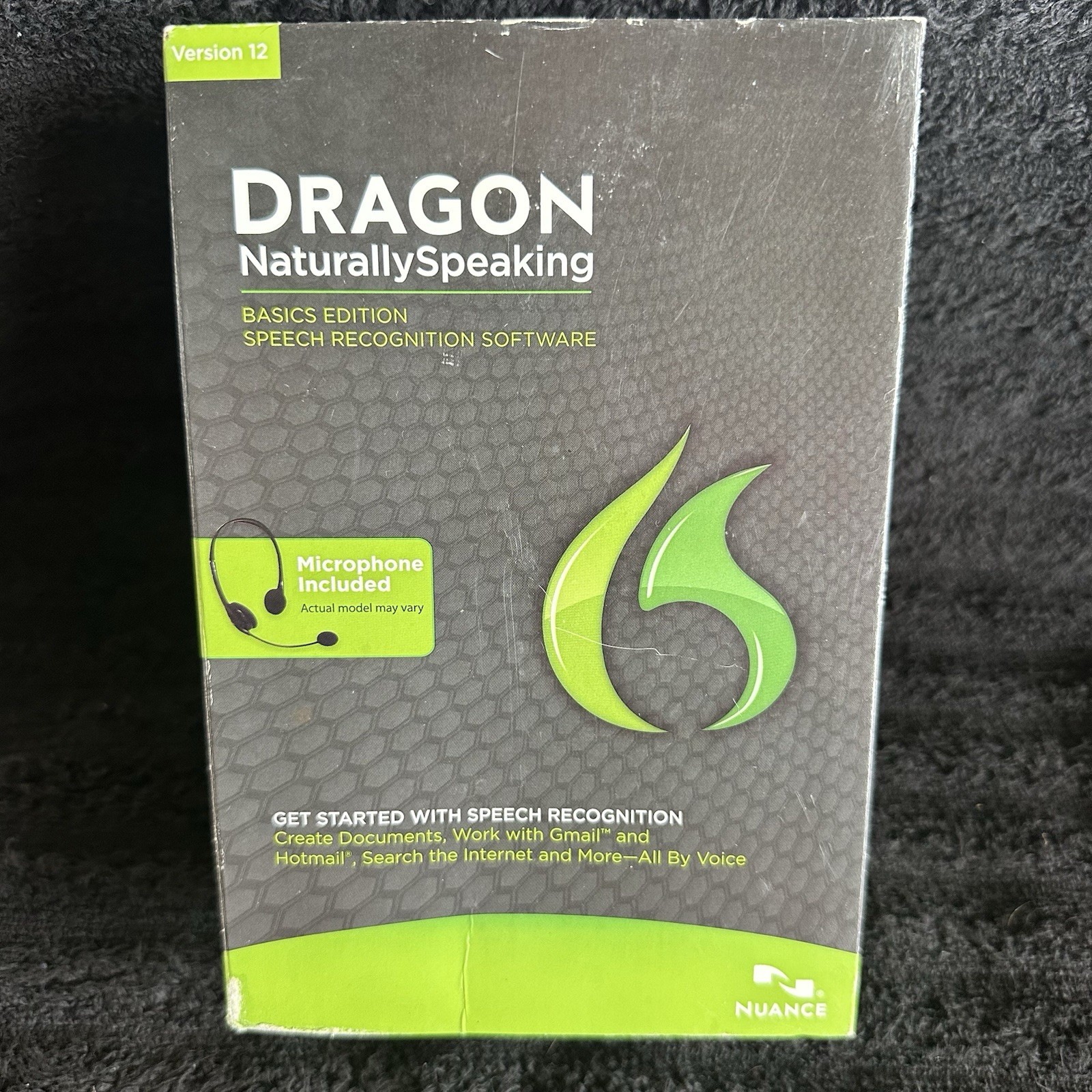 Nuance Dragon NaturallySpeaking 12 Basic Speech Recognition Software – NEW OPEN