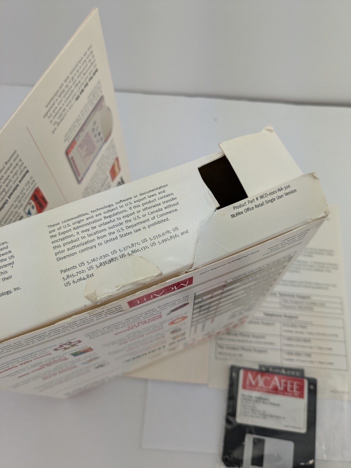 Vintage McAfee Office V3.1 Software Sealed Media BIG BOX