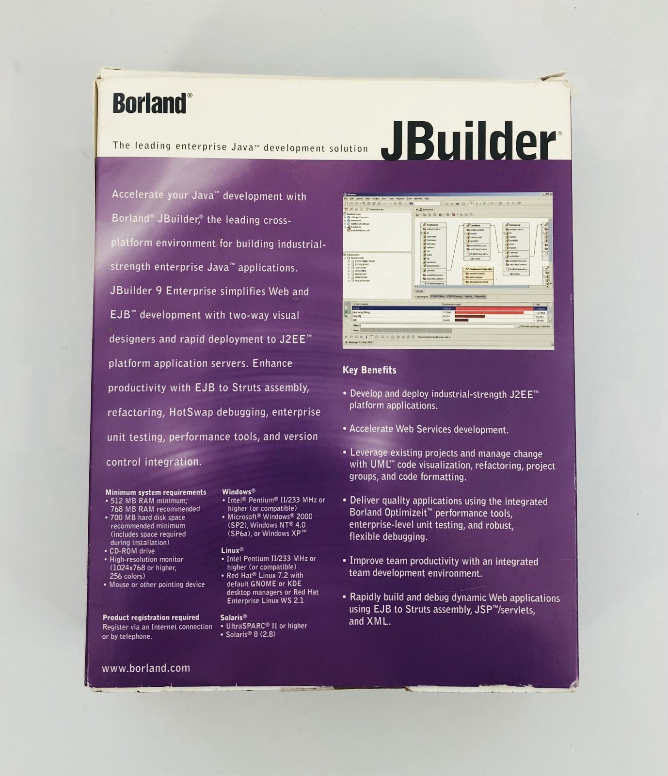 Embarcadero Borland JBuilder 9 Enterprise + Enterpriser Server 5.2