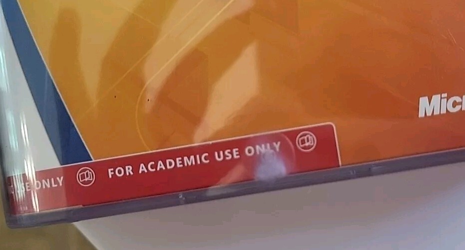 MS Office Pro 2007 Upgrade For Academic Use Only Used 2 Disks