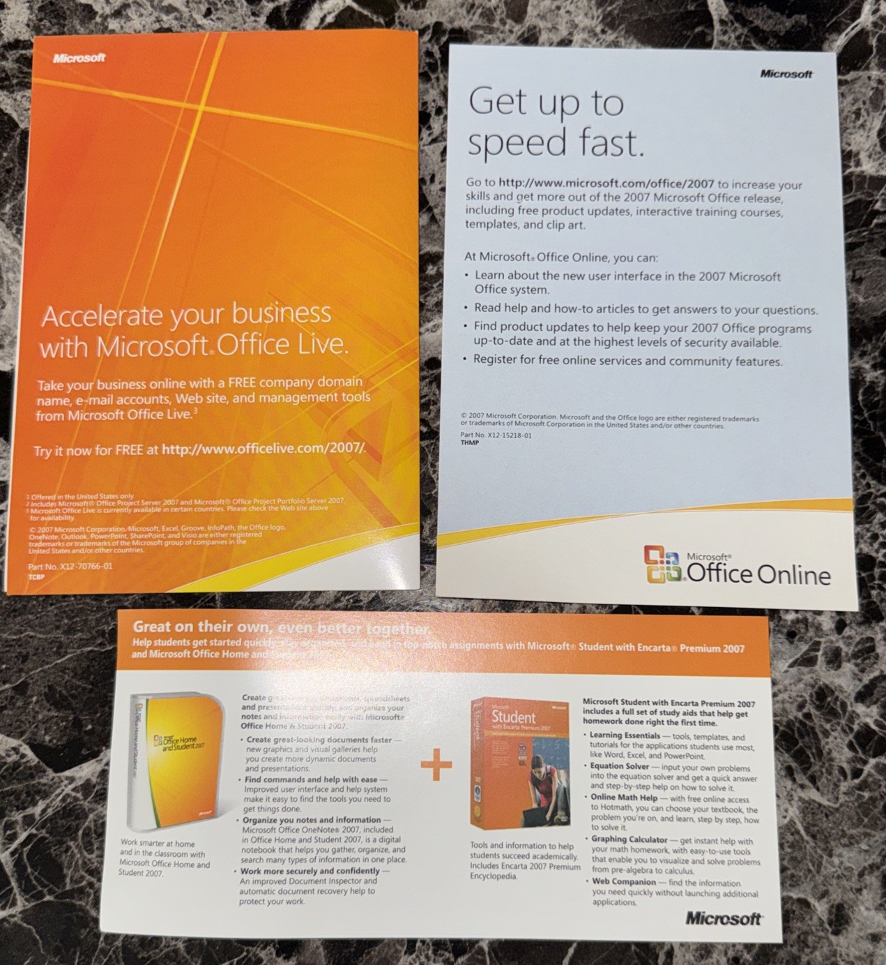 Microsoft MS Office 2007 Home and Student Licensed