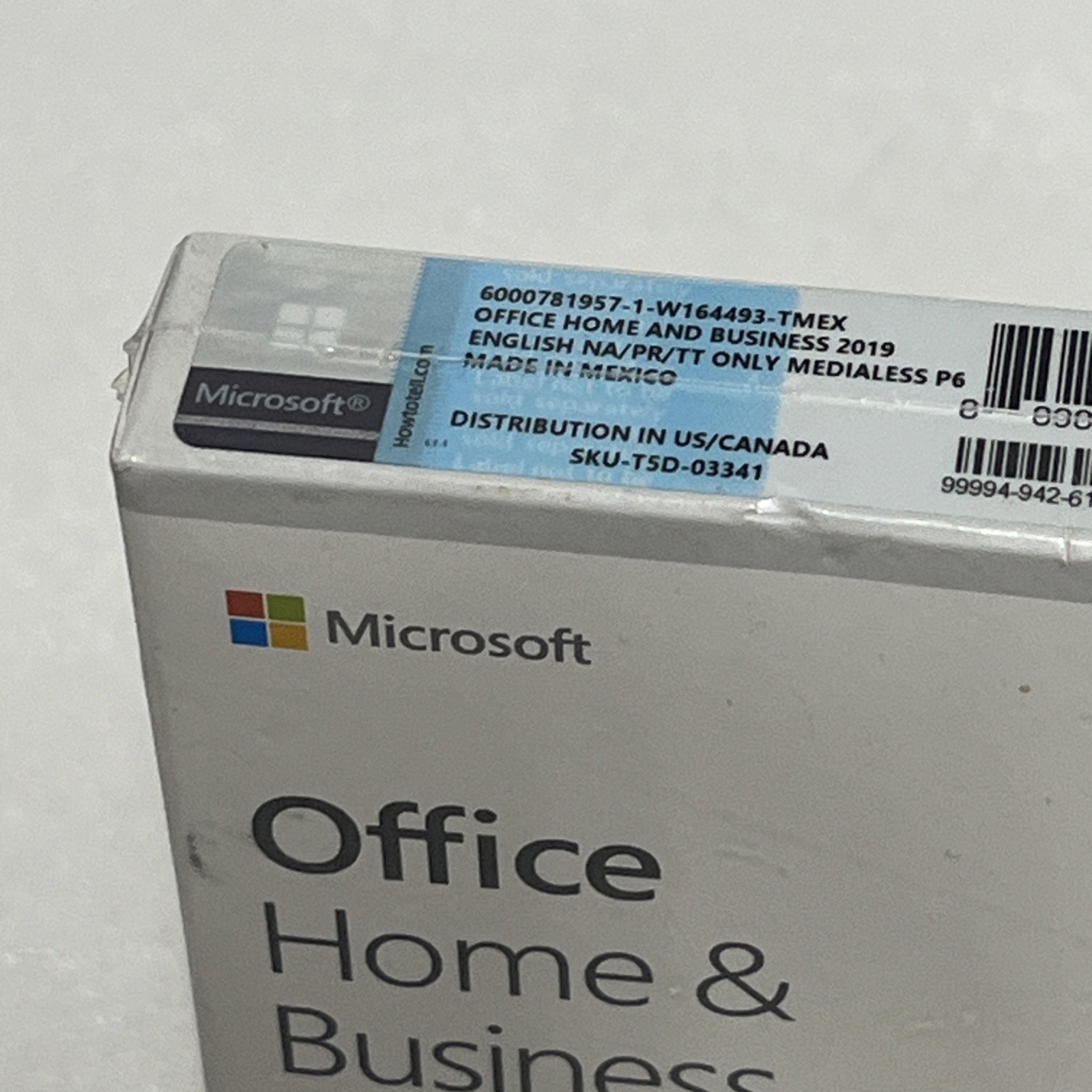 Brand New Sealed Microsoft Office Home and Business 2019 for PC / Mac NO DISC