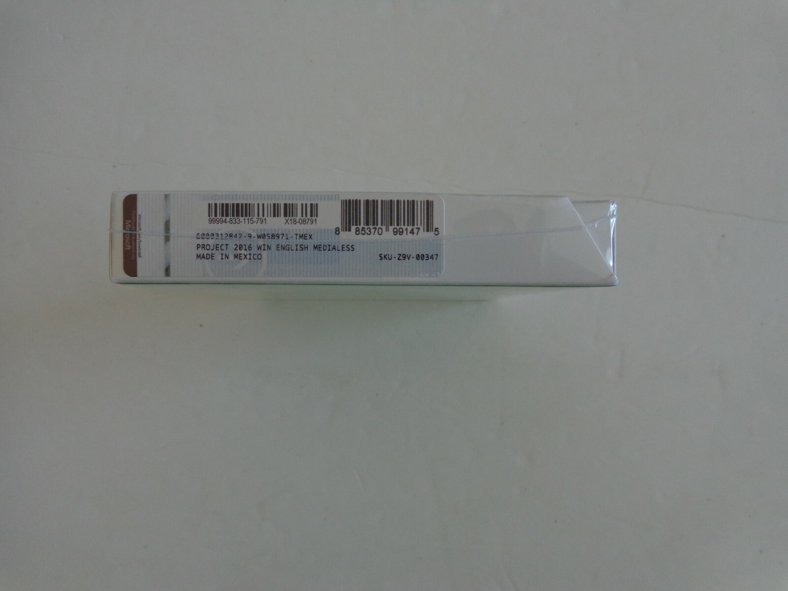 Microsoft Project Standard 2016, SKU Z9V-00347, Sealed Retail Package, Key Card