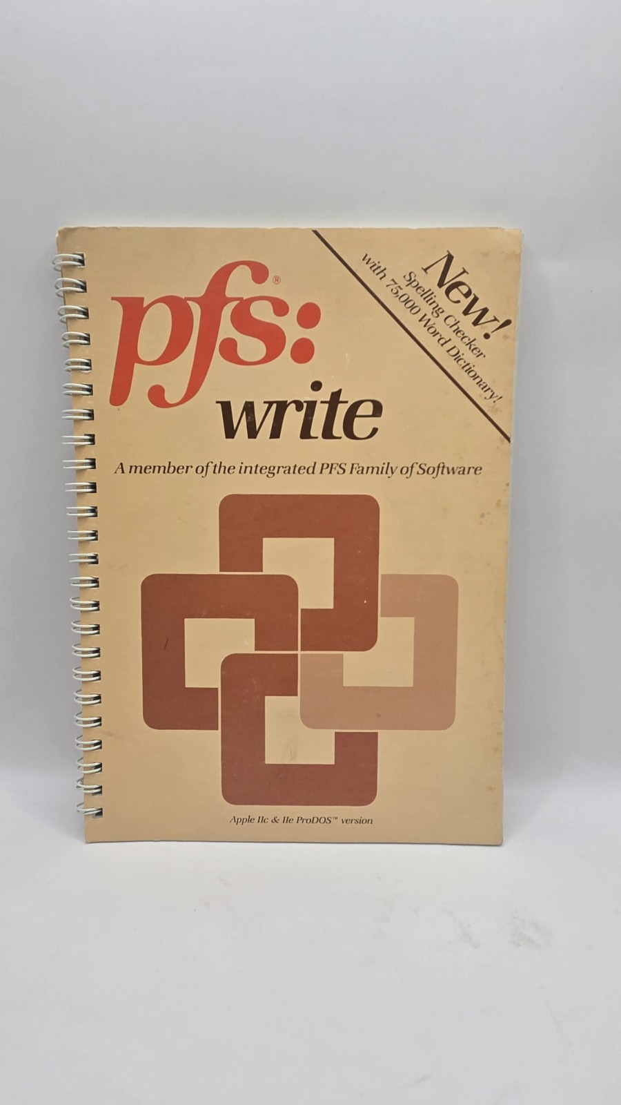 Vintage 1980s PFS: Write File Report Plan Software For Apple IIc/IIe ProDOS