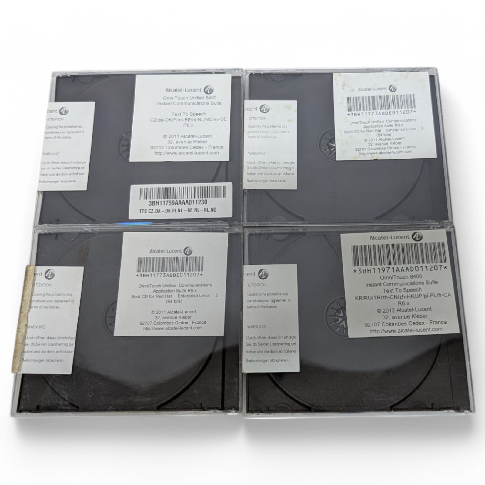 Alcatel-Lucent OmniTouch 8400 ICS Text-To-Speech R6.x Software CD Total 14 Discs