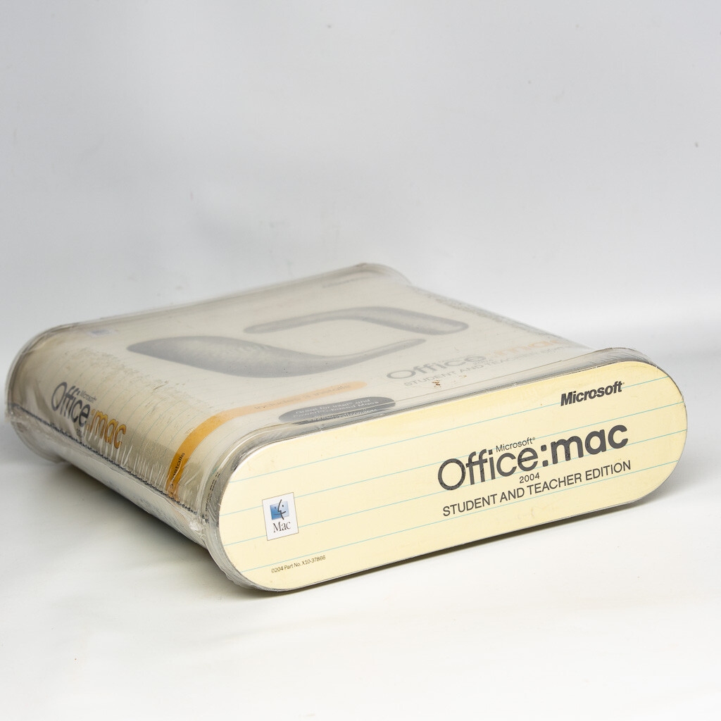 Microsoft Office 2004 for Mac Student Teacher Edition Sealed