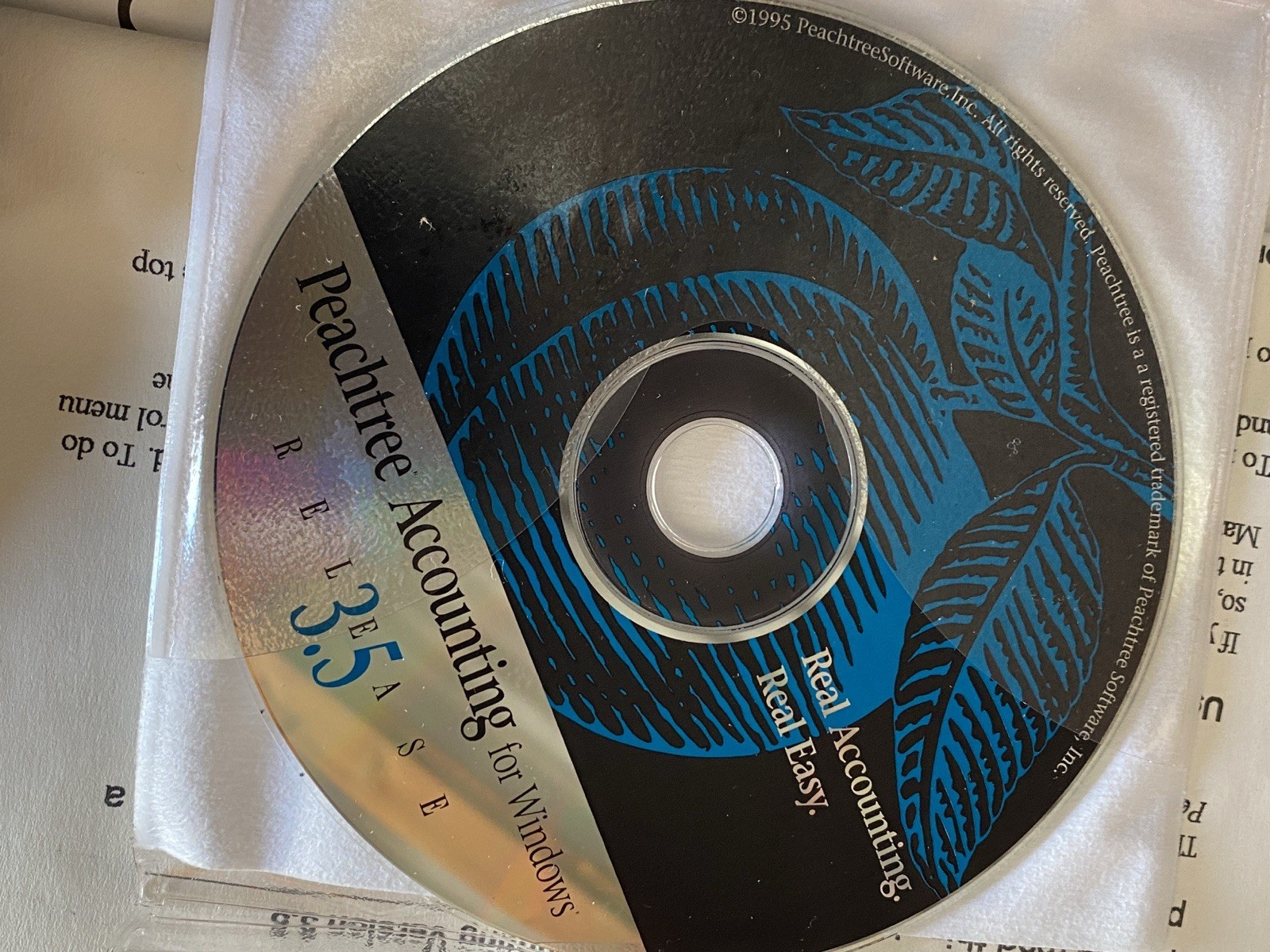 Peachtree Accounting Software User Guides For Windows CD ROM & Floppy VTG
