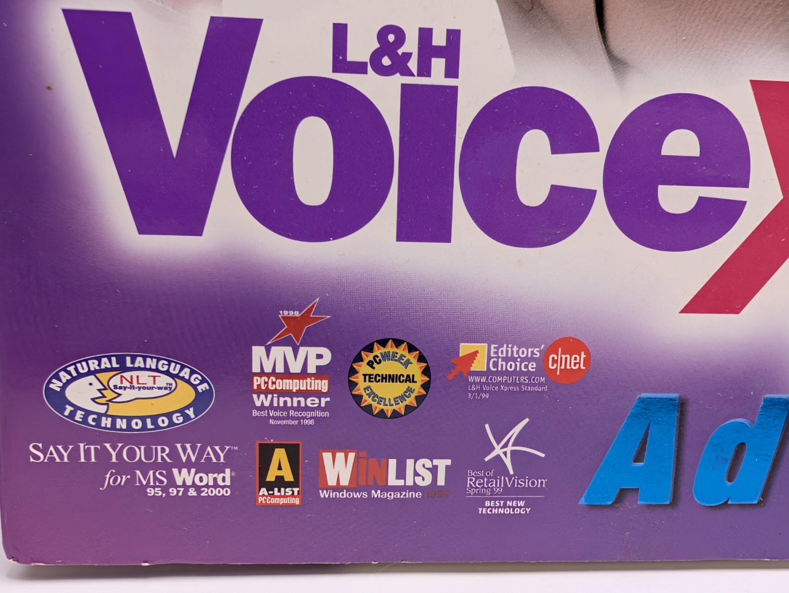 L & H Voice Xpress Advanced, PC, CD-ROM, W 95 / 98 / NT 4.0, 1999, Never Used