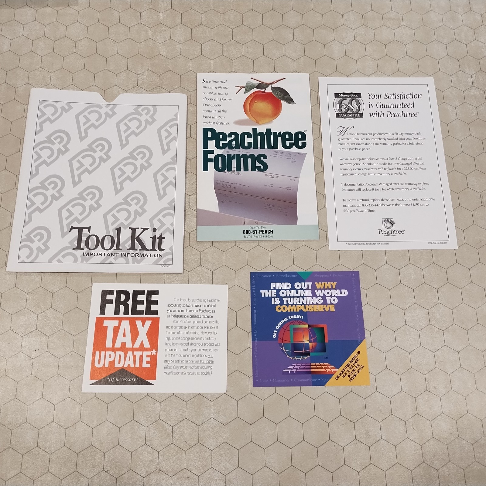 Peachtree Accounting Release 3.5, Windows 3.1/Windows 95, 1996