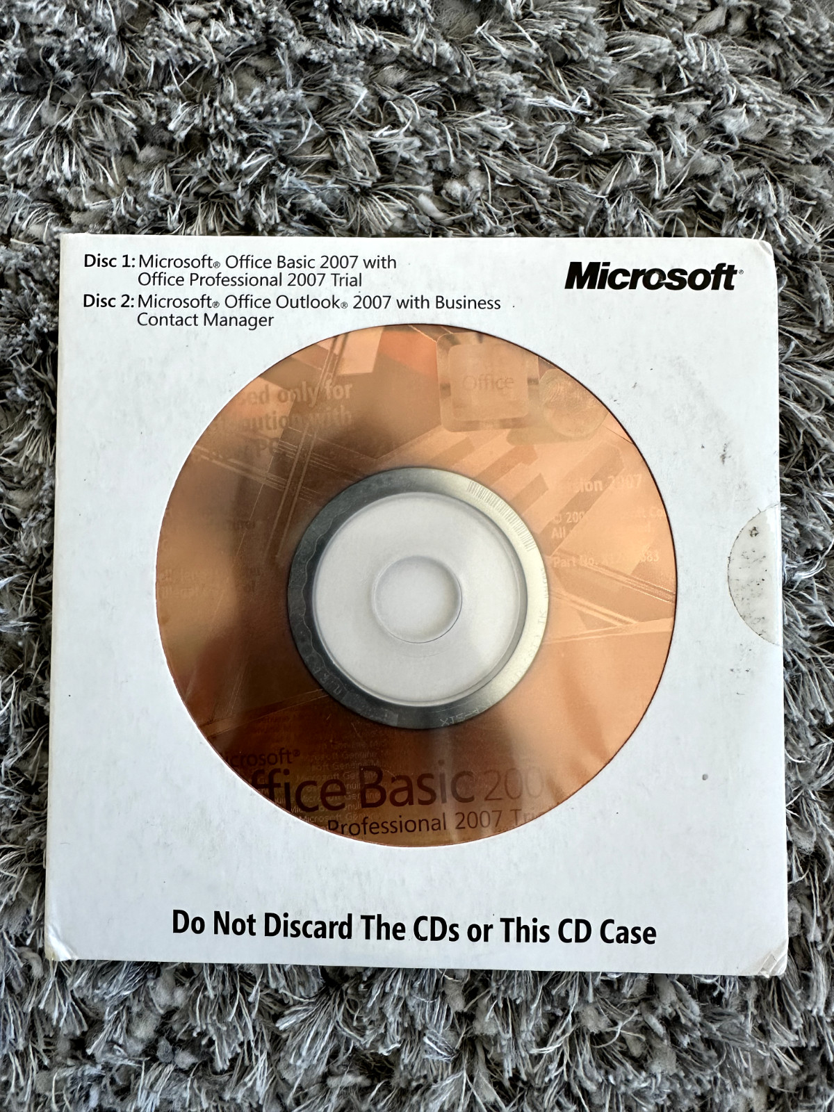 Microsoft Office Basic 2007 W/ Outlook 2007 Business Contact Manager for windows