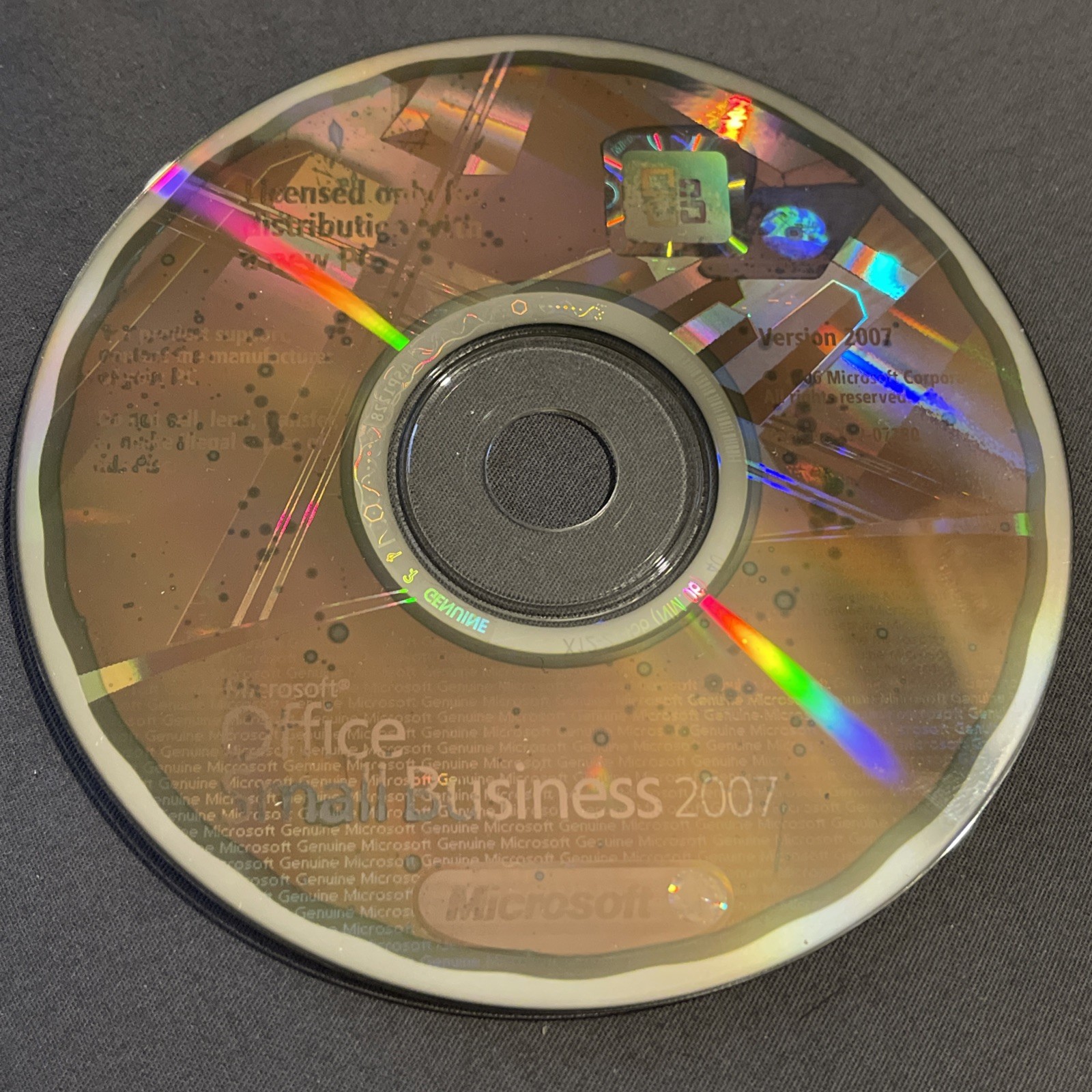Microsoft Office Small Business w Outlook 2007 Business Contact Manager (OPENED)