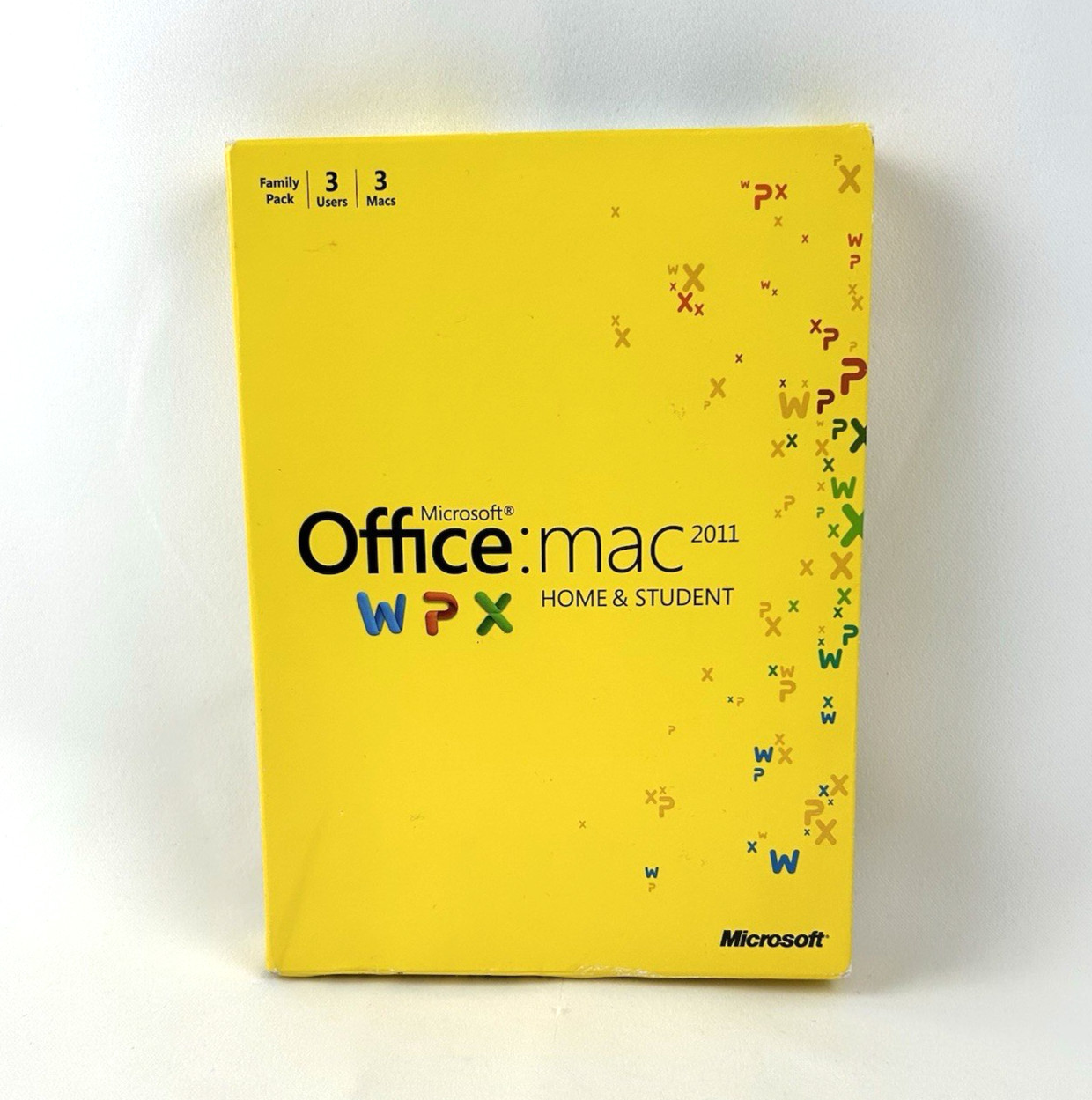 Microsoft Office for Mac Home and Student 2011 Family Pack 3 Users w/ Key *Read*