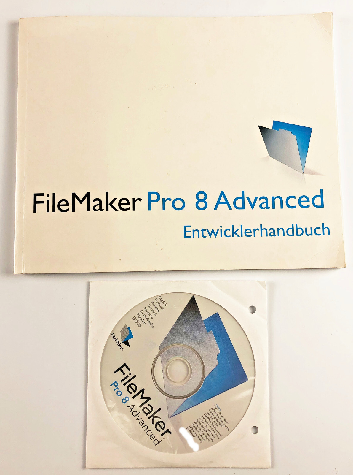 Filemaker Pro 8 Advanced – Software + Developer Guide + License Key – Apple & Win