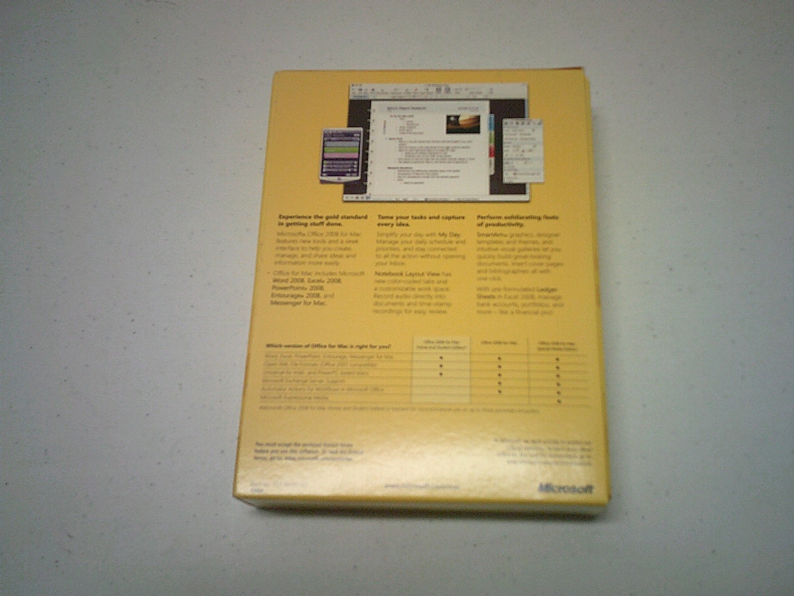 Microsoft Office 2008 Home and Student Edition for Mac