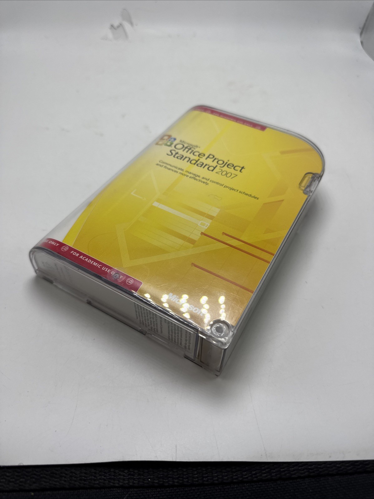 Microsoft Office Project Standard 2007 Academic Use Only New Sealed